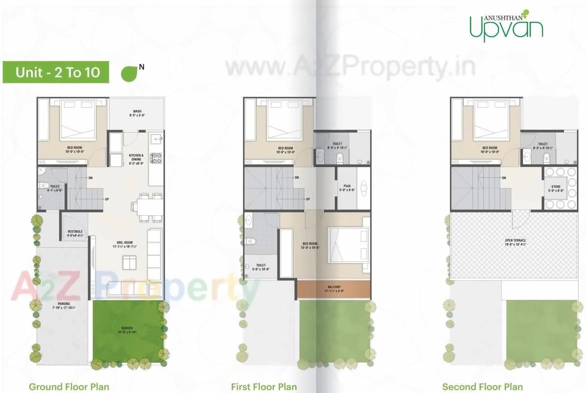 Layout of real estate project Anushthan Upvan located at Vatva, Ahmedabad, Gujarat