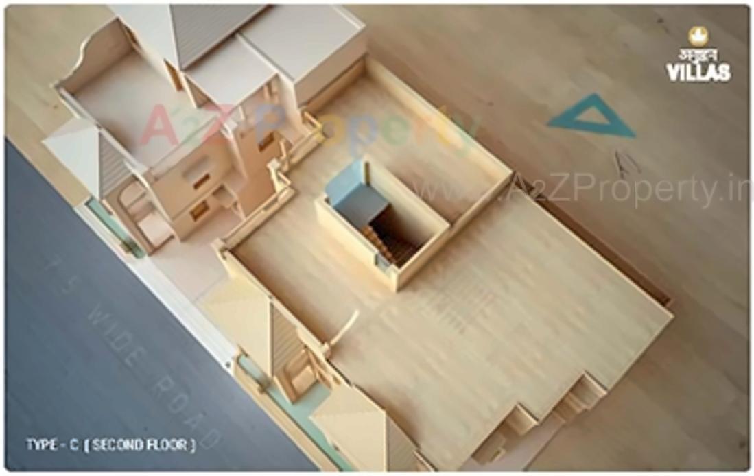 Layout of real estate project Anushthan located at Chenpur, Ahmedabad, Gujarat