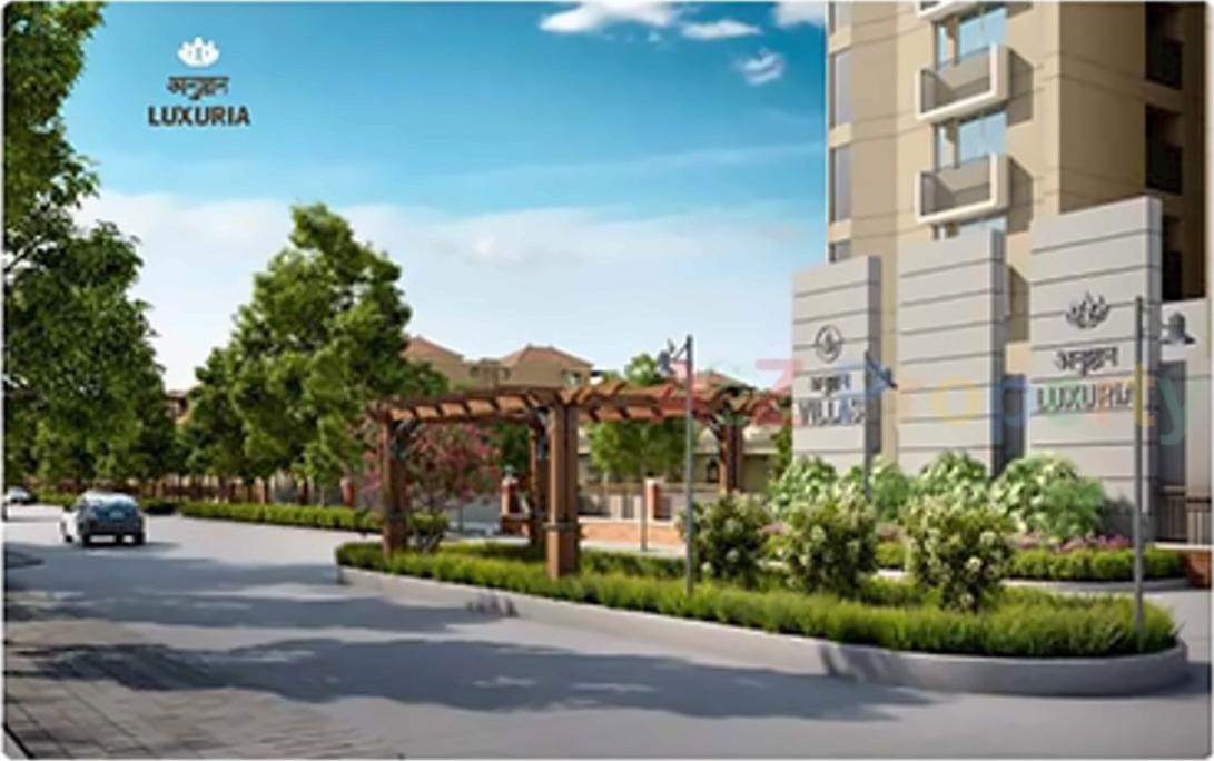 3D Elevation of real estate project Anushthan located at Chenpur, Ahmedabad, Gujarat
