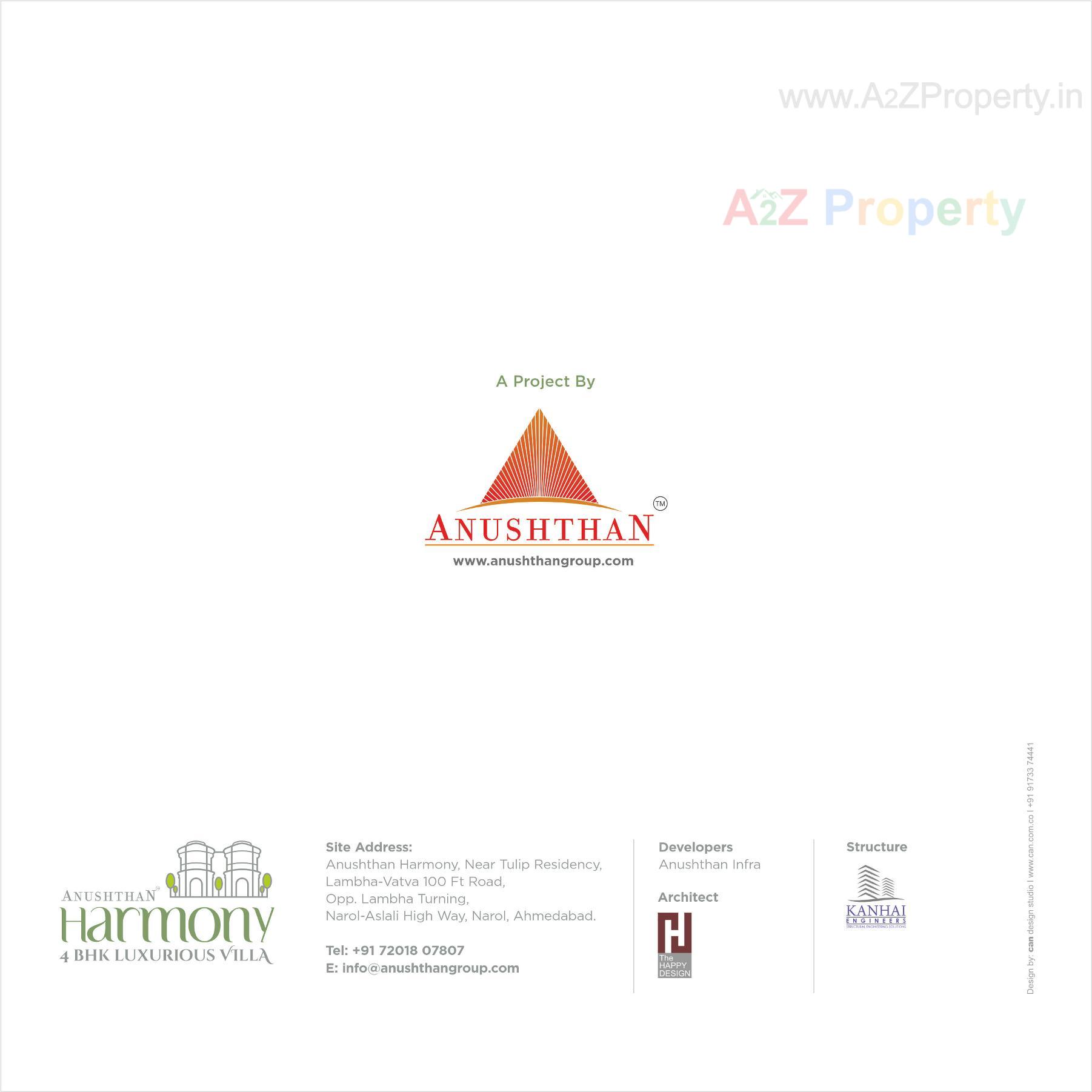  of real estate project Anusthan Harmony located at Vatva, Ahmedabad, Gujarat