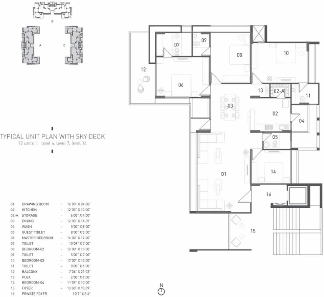 Layout of real estate project Anutham located at Gota, Ahmedabad, Gujarat