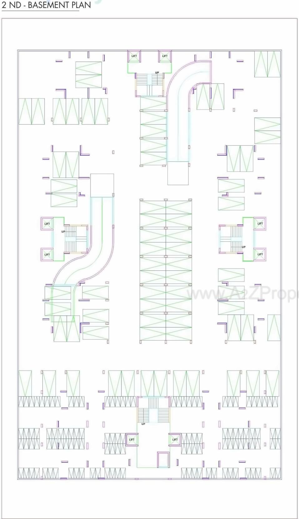 Layout of real estate project Apoorvam located at Gota, Ahmedabad, Gujarat