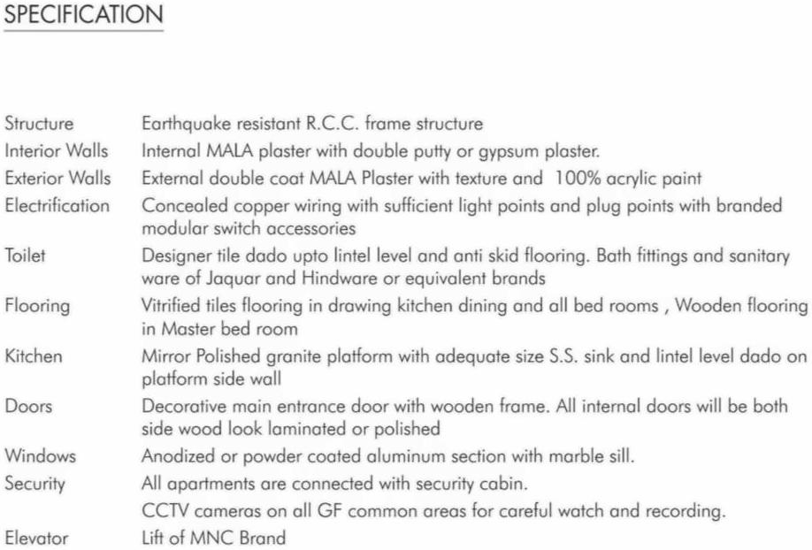 Project Specifications