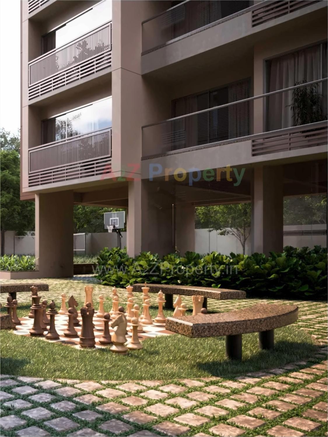 3D Elevation of real estate project Apoorvam located at Gota, Ahmedabad, Gujarat