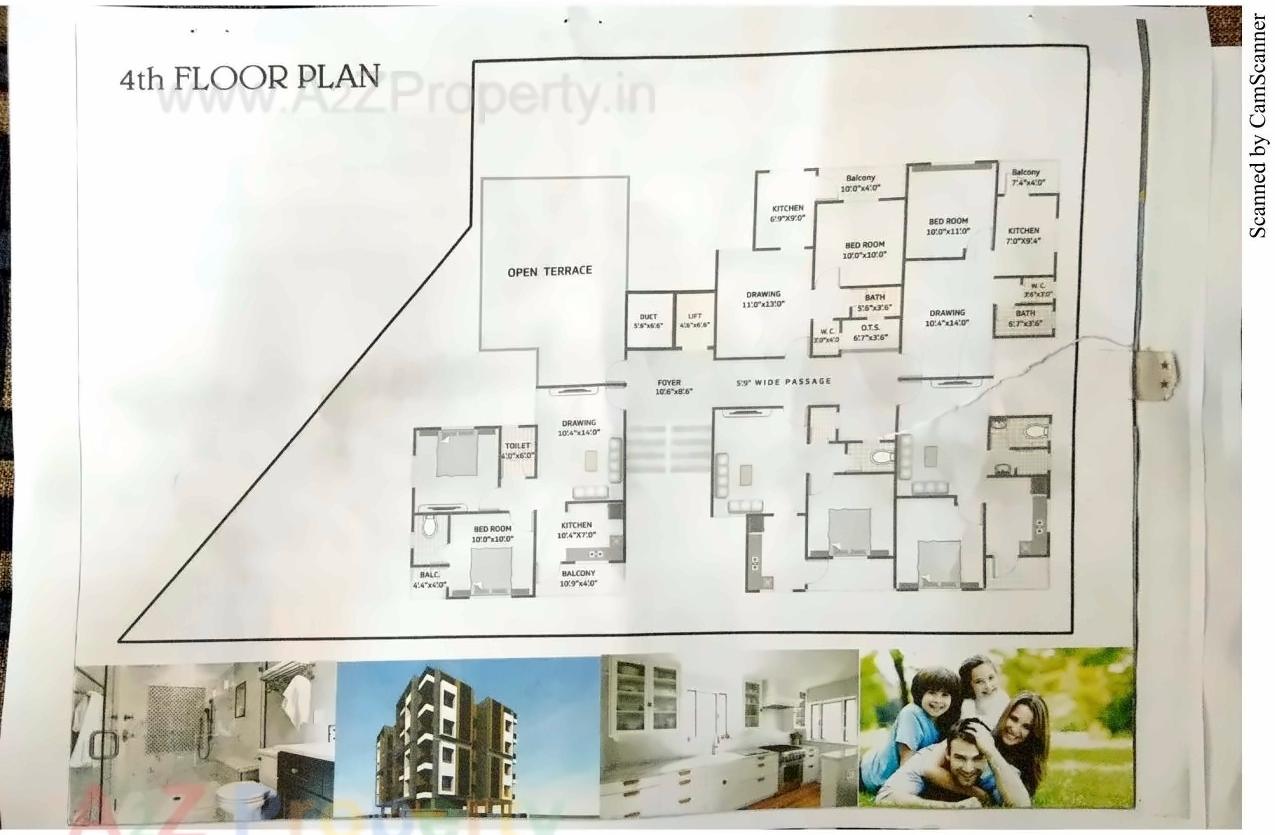 Layout of real estate project Apple located at Sardarnagar-township, Ahmedabad, Gujarat