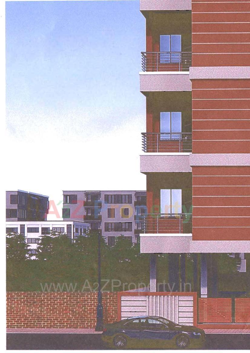3D Elevation of real estate project Apple Glory located at Sardarnagar, Ahmedabad, Gujarat
