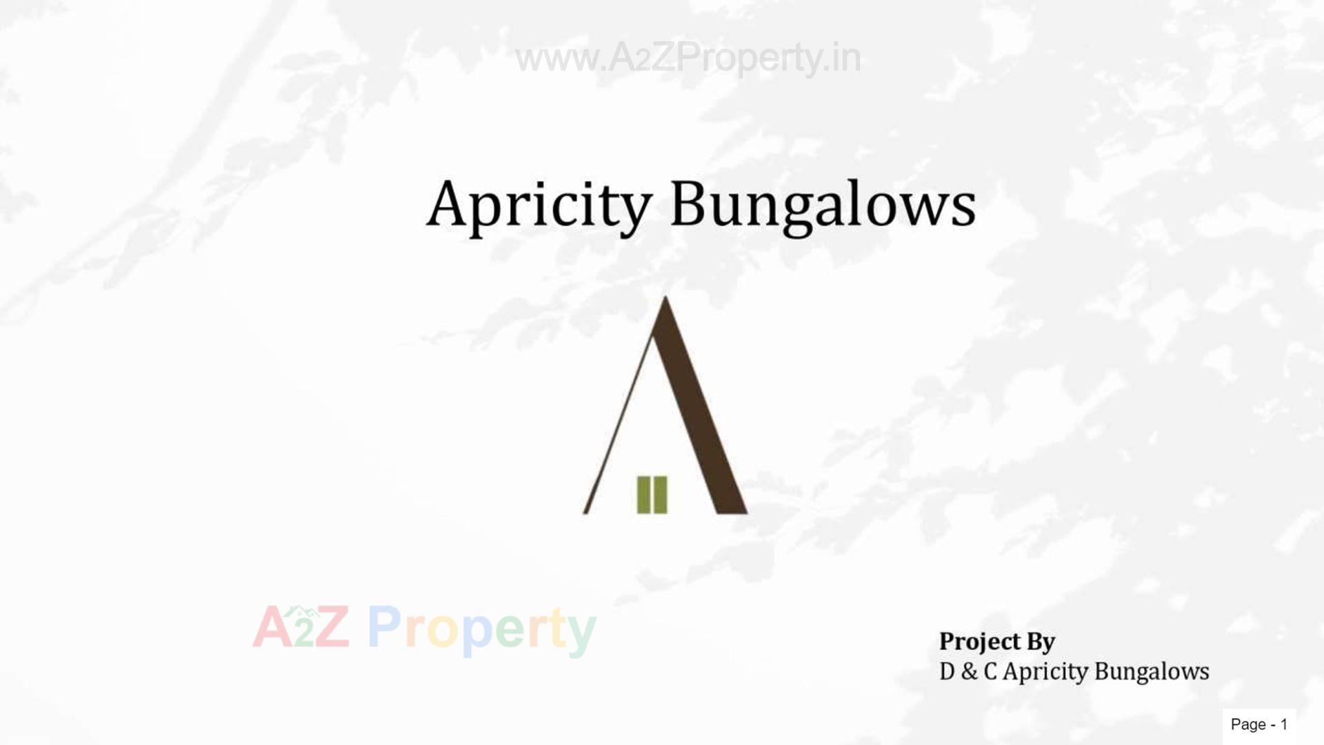  of real estate project Apricity Bungalows located at Ognaj, Ahmedabad, Gujarat