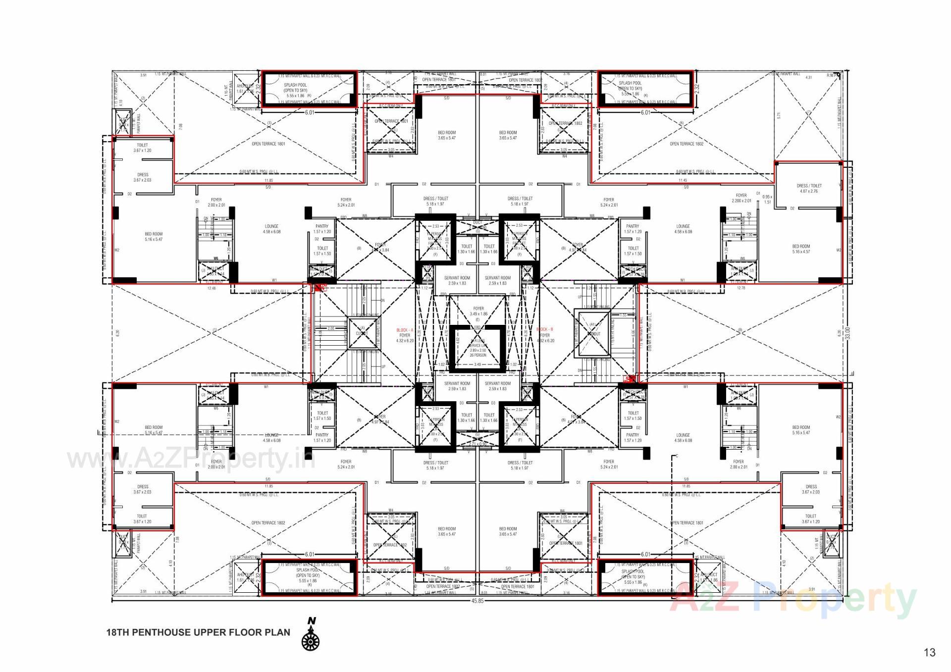 Layout of real estate project Apricus located at Ambli, Ahmedabad, Gujarat