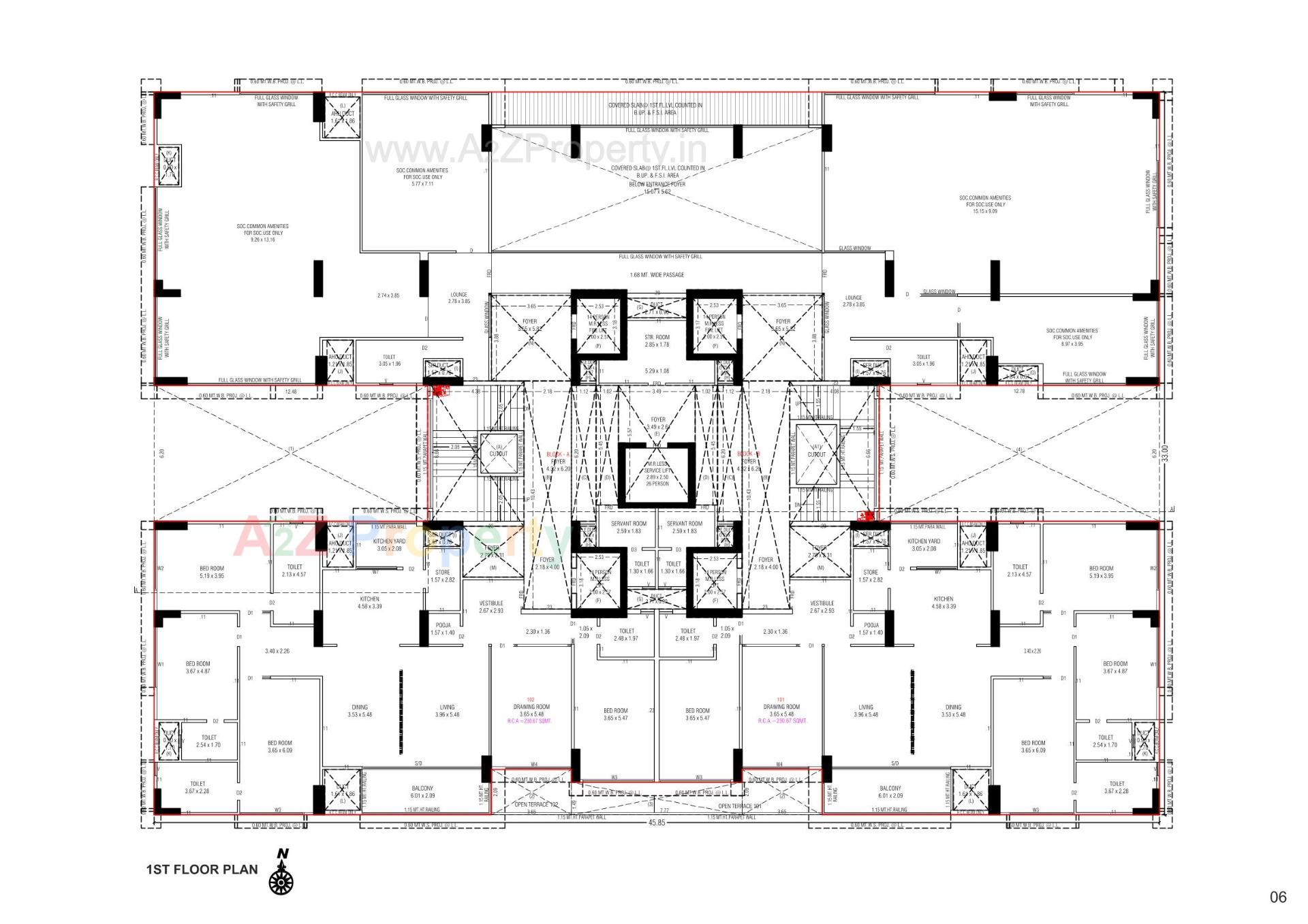 Layout of real estate project Apricus located at Ambli, Ahmedabad, Gujarat