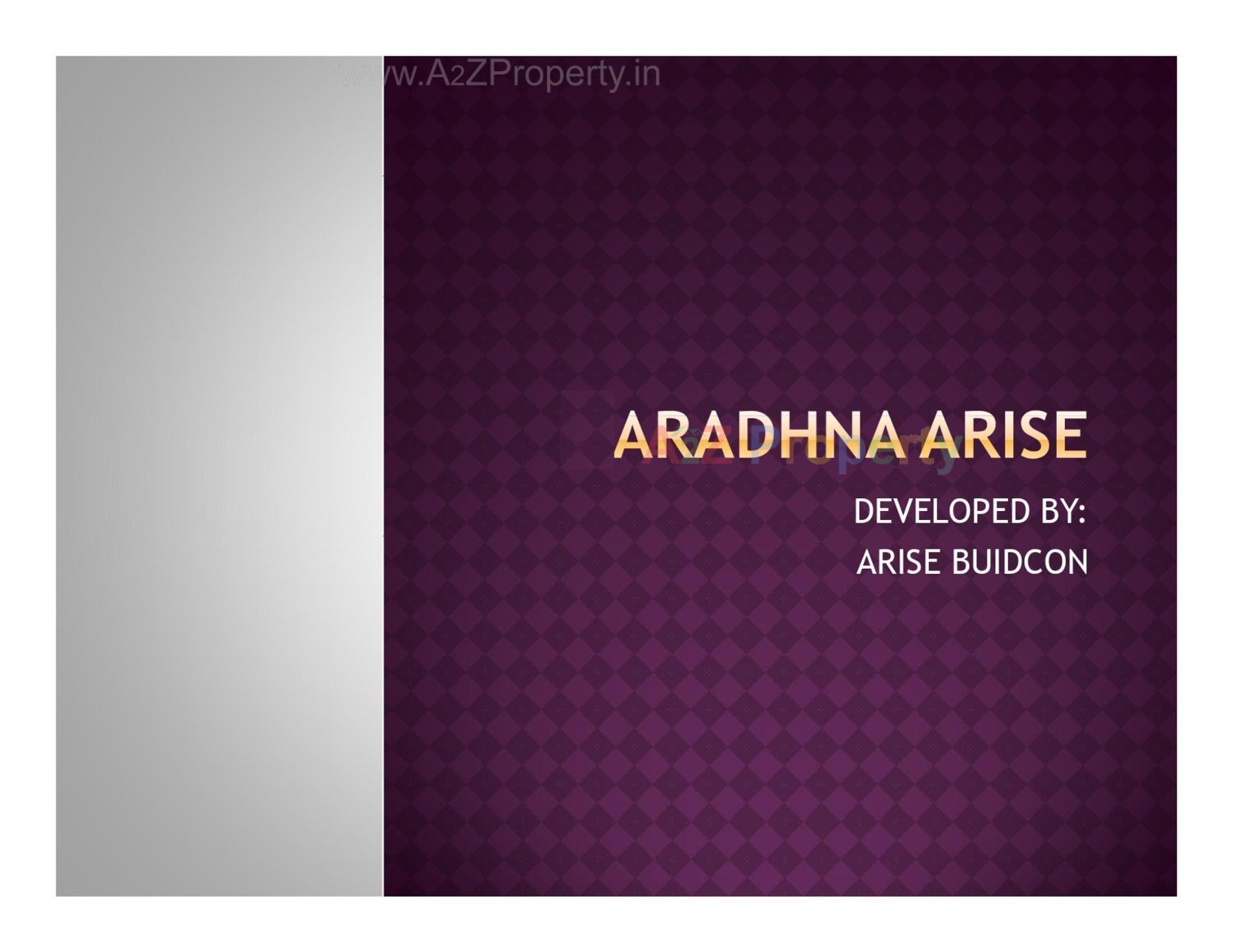  of real estate project Aradhana Arise located at Ghuma, Ahmedabad, Gujarat