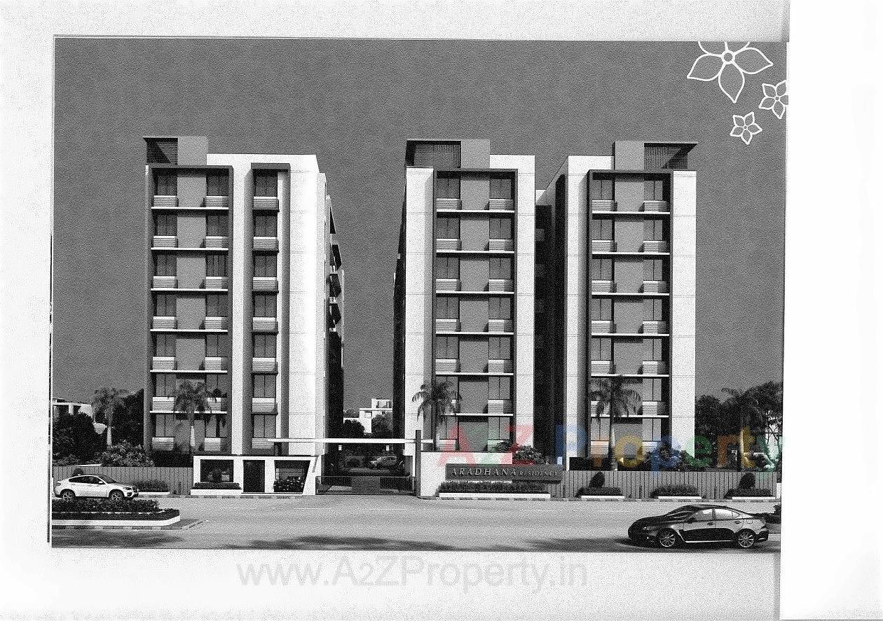 3D Elevation of real estate project Aradhana Residency located at Nikol, Ahmedabad, Gujarat