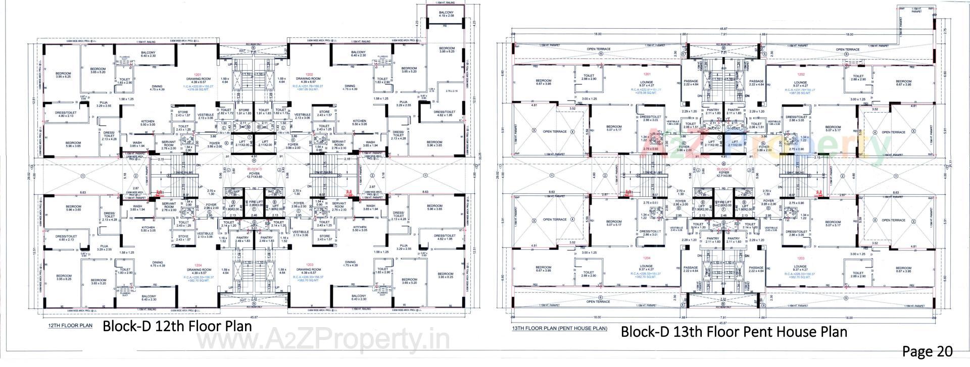 Layout of real estate project Aranyam located at Shilaj, Ahmedabad, Gujarat