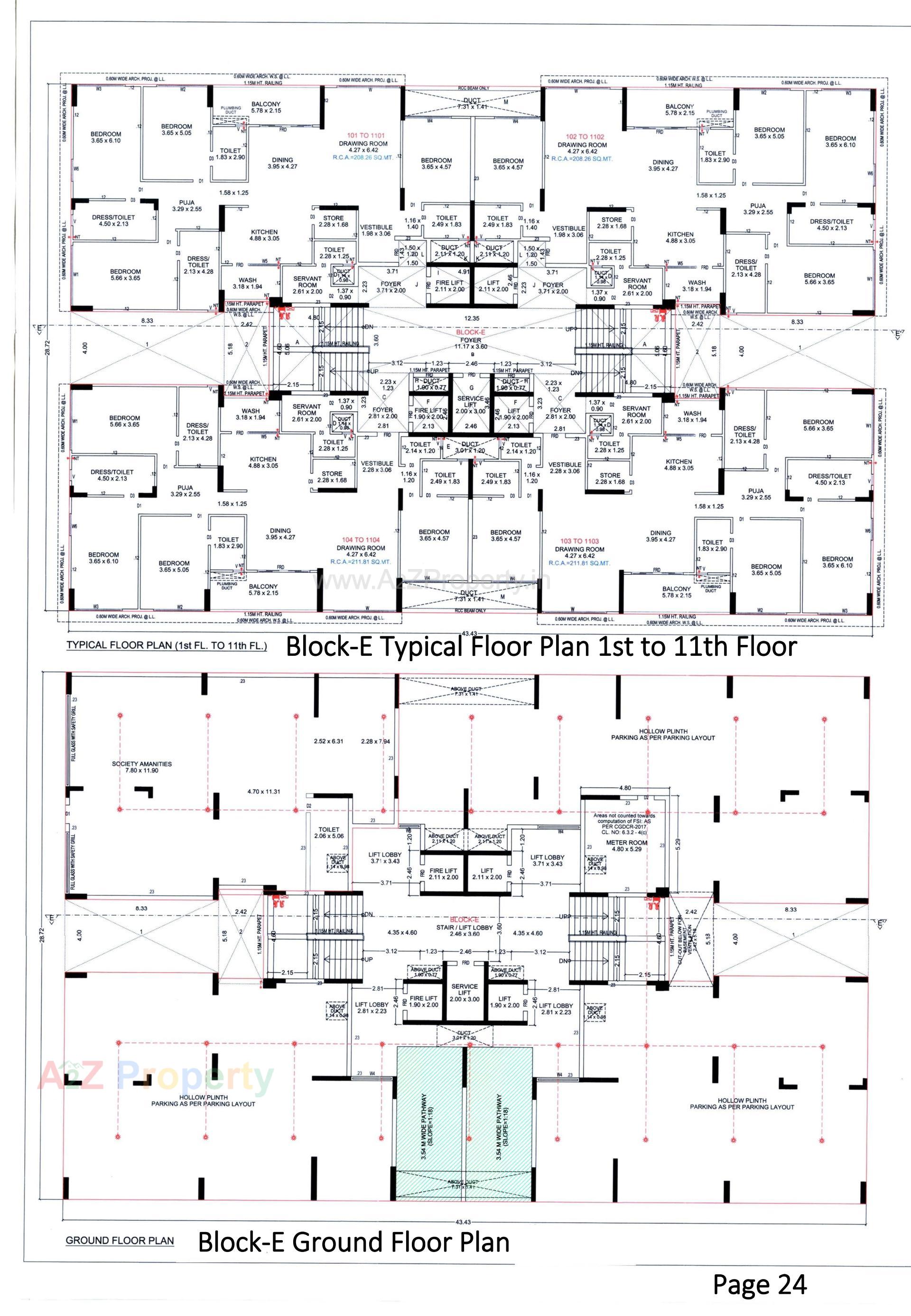 Layout of real estate project Aranyam located at Shilaj, Ahmedabad, Gujarat