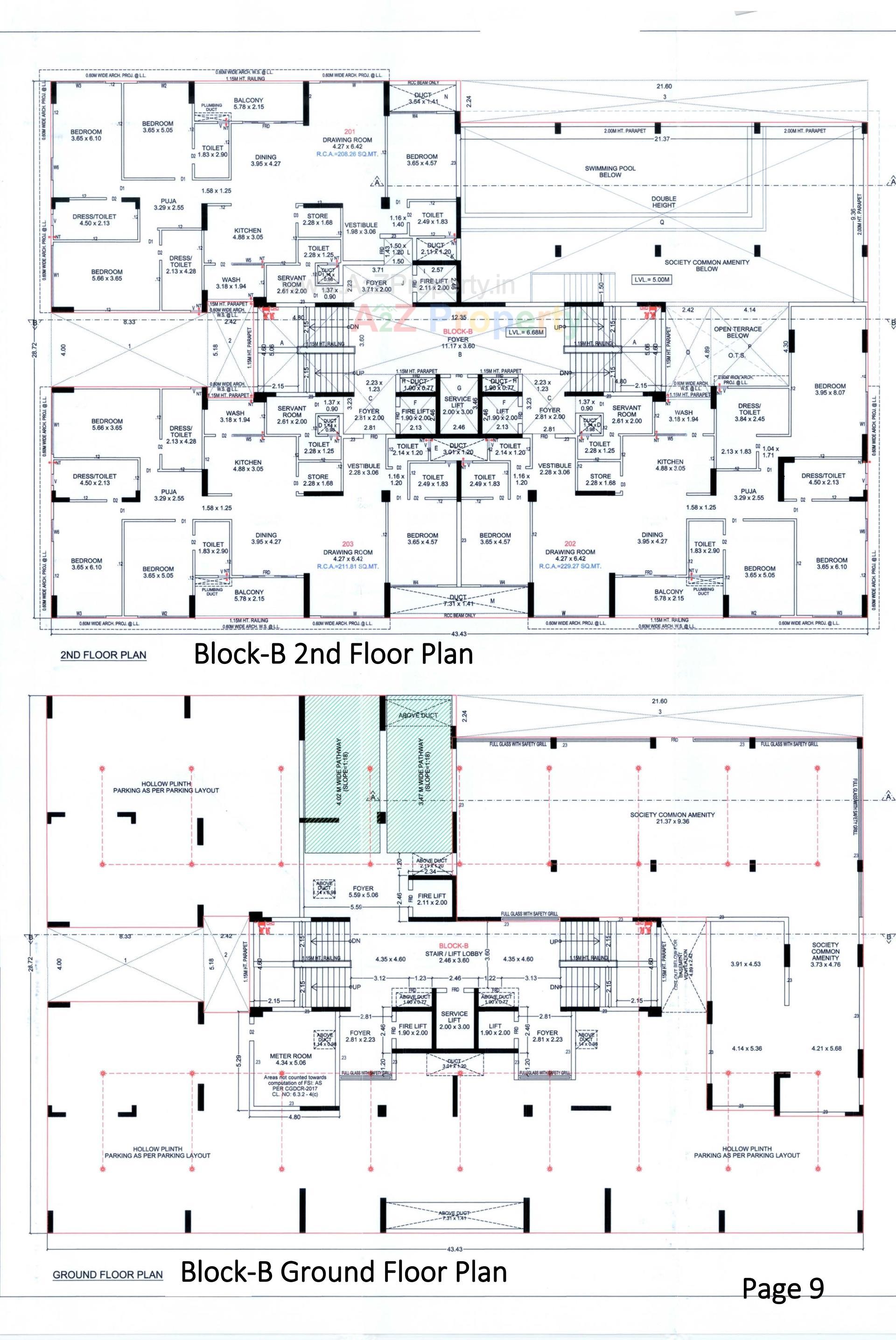Layout of real estate project Aranyam located at Shilaj, Ahmedabad, Gujarat
