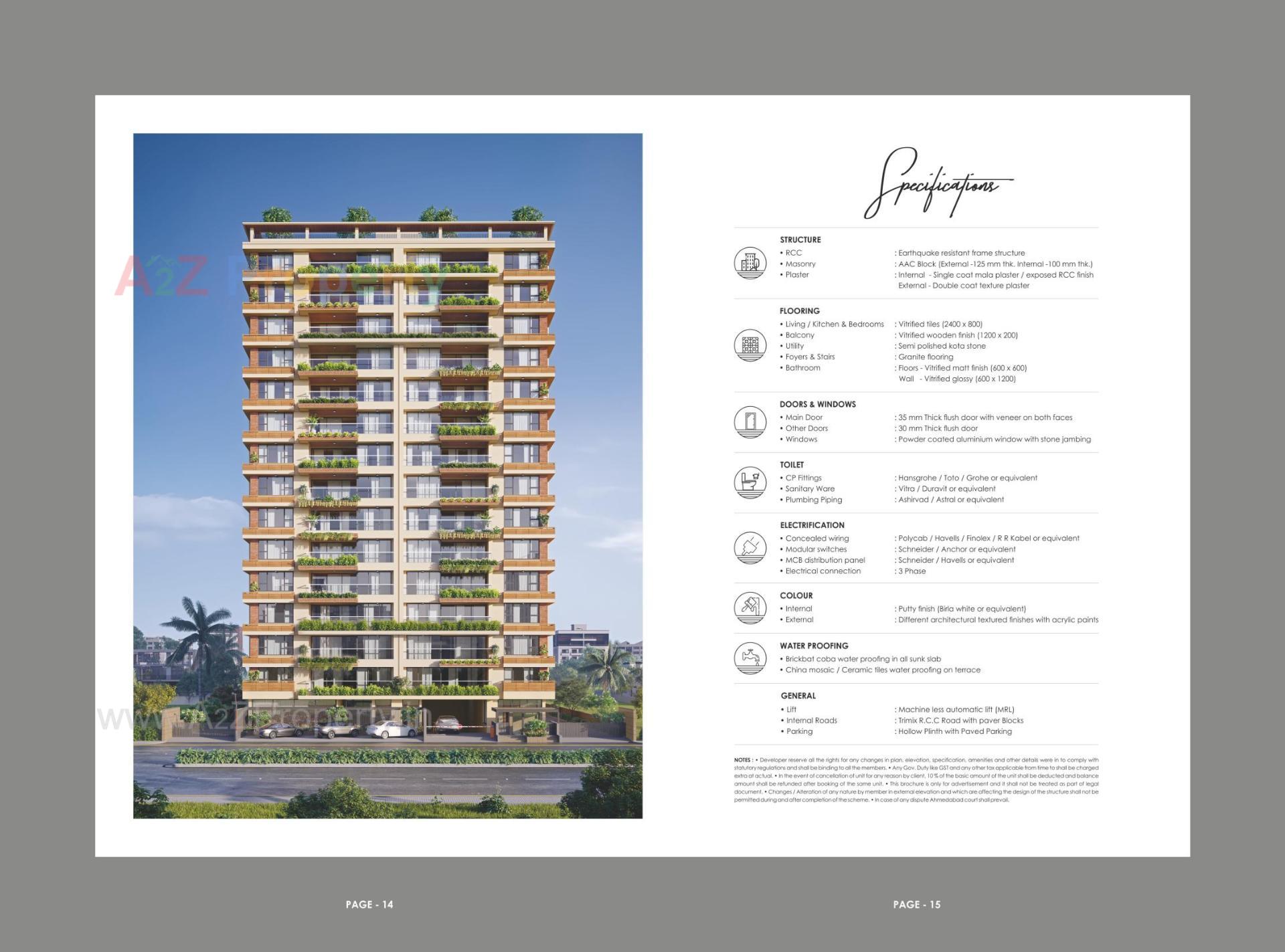  of real estate project Arcadia located at Ahmedabad, Ahmedabad, Gujarat