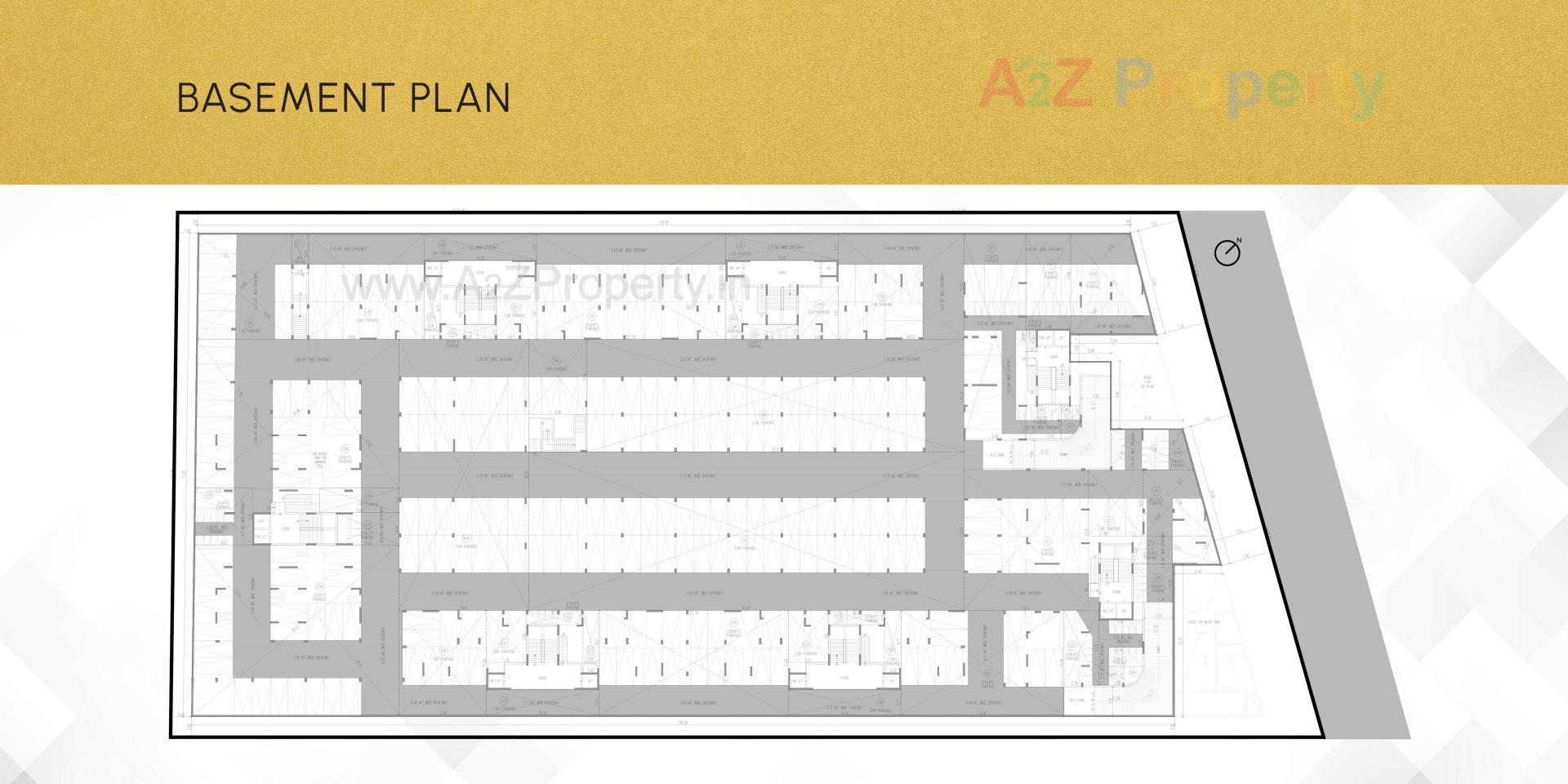 Layout of real estate project Archway located at Jagatpur, Ahmedabad, Gujarat