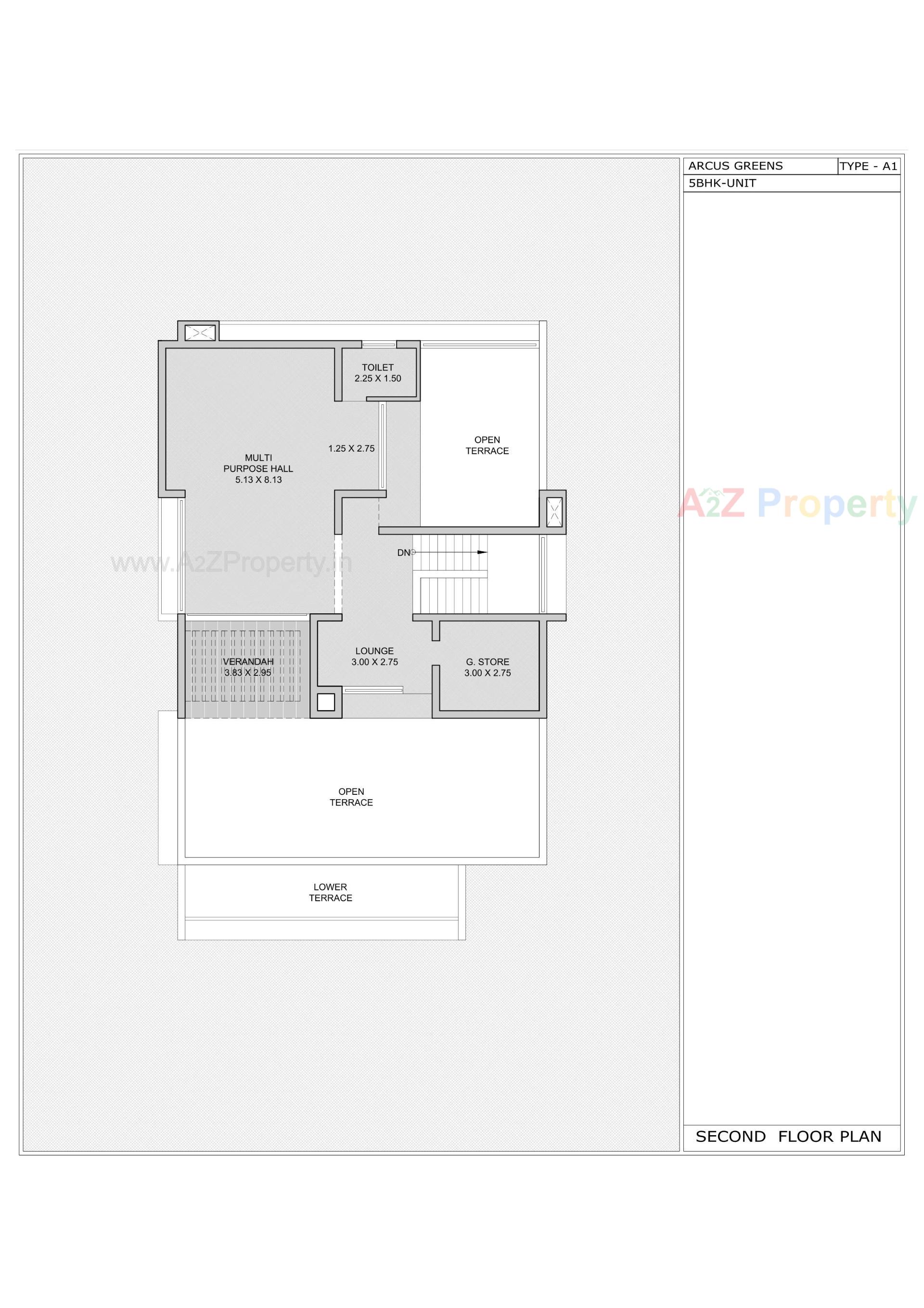Layout of real estate project Arcus Greens located at Sanathal - Telav, Ahmedabad, Gujarat