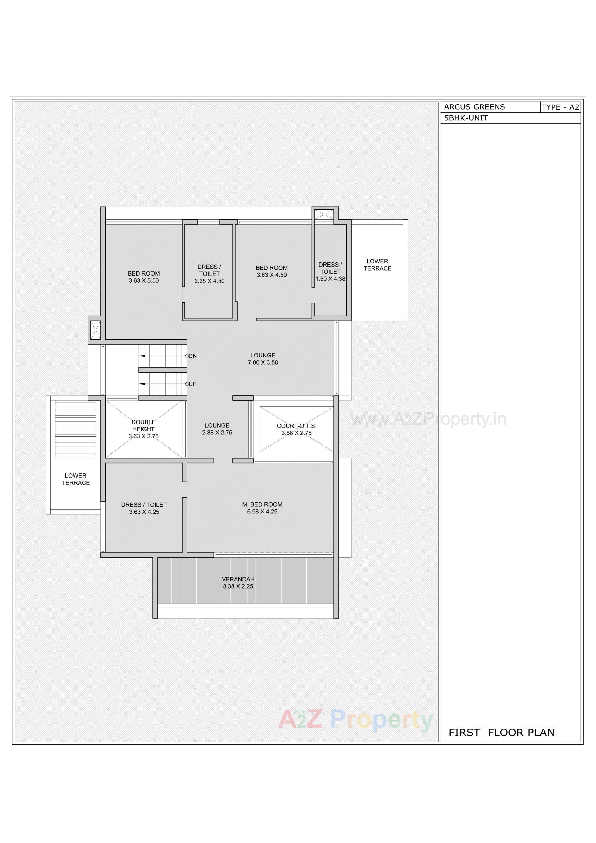 Layout of real estate project Arcus Greens located at Sanathal - Telav, Ahmedabad, Gujarat