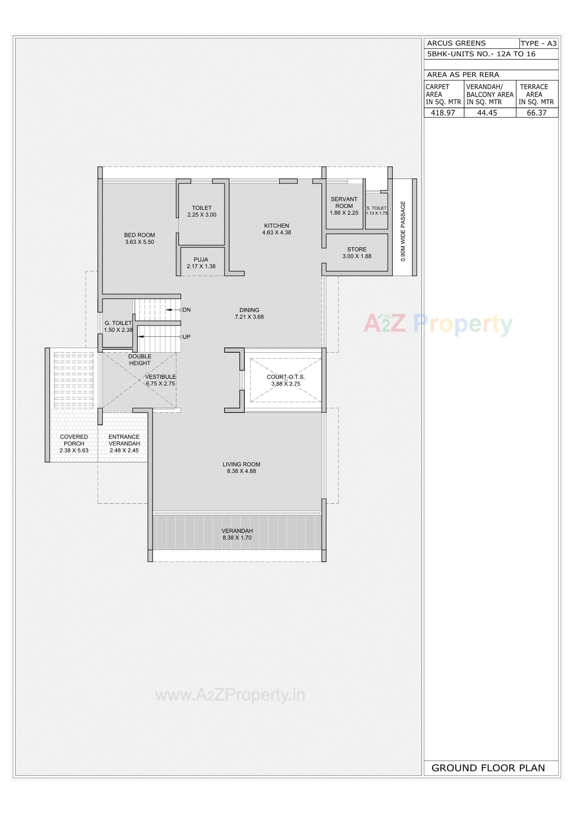 Layout of real estate project Arcus Greens located at Sanathal - Telav, Ahmedabad, Gujarat