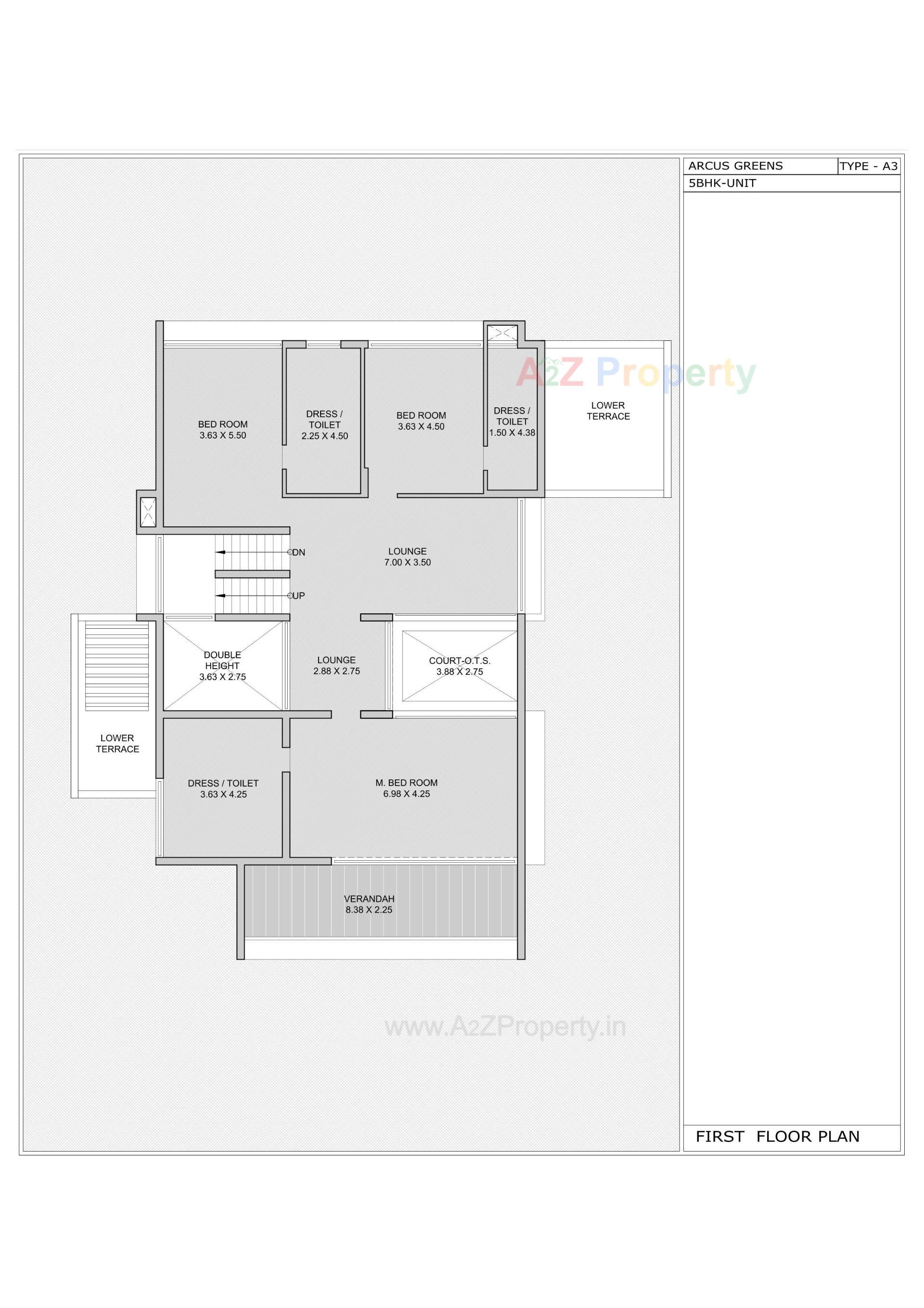 Layout of real estate project Arcus Greens located at Sanathal - Telav, Ahmedabad, Gujarat