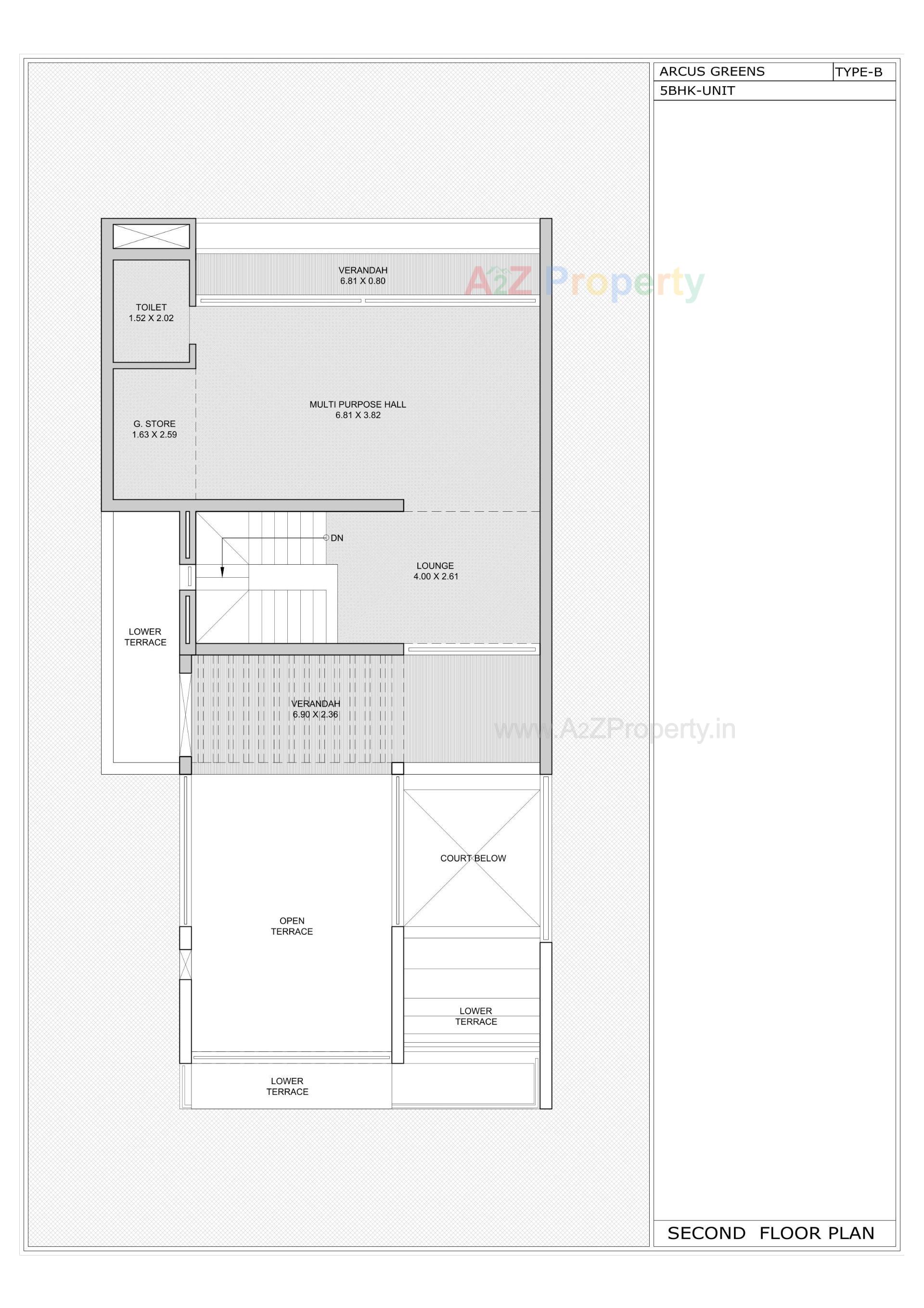 Layout of real estate project Arcus Greens located at Sanathal - Telav, Ahmedabad, Gujarat