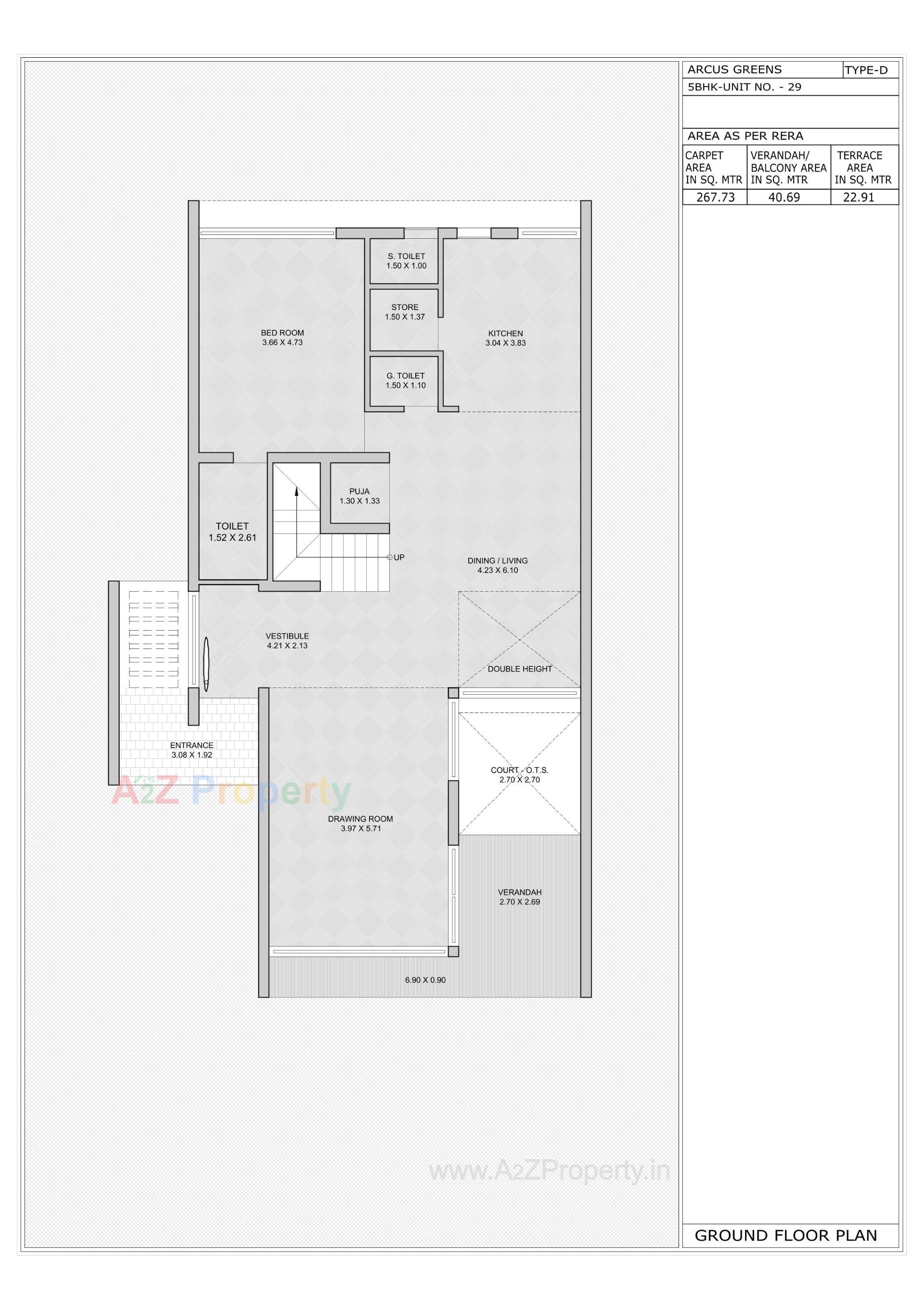 Layout of real estate project Arcus Greens located at Sanathal - Telav, Ahmedabad, Gujarat