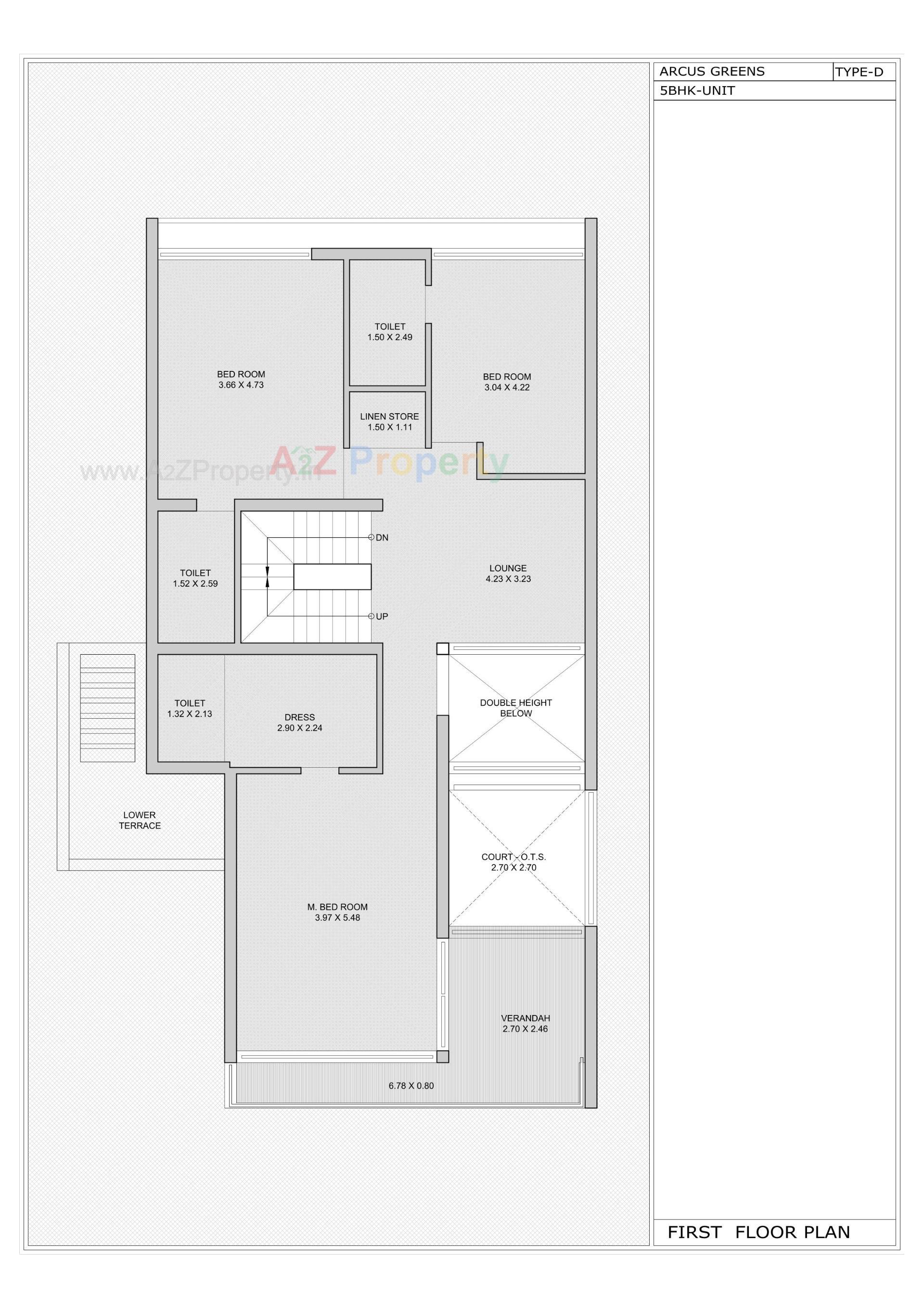 Layout of real estate project Arcus Greens located at Sanathal - Telav, Ahmedabad, Gujarat