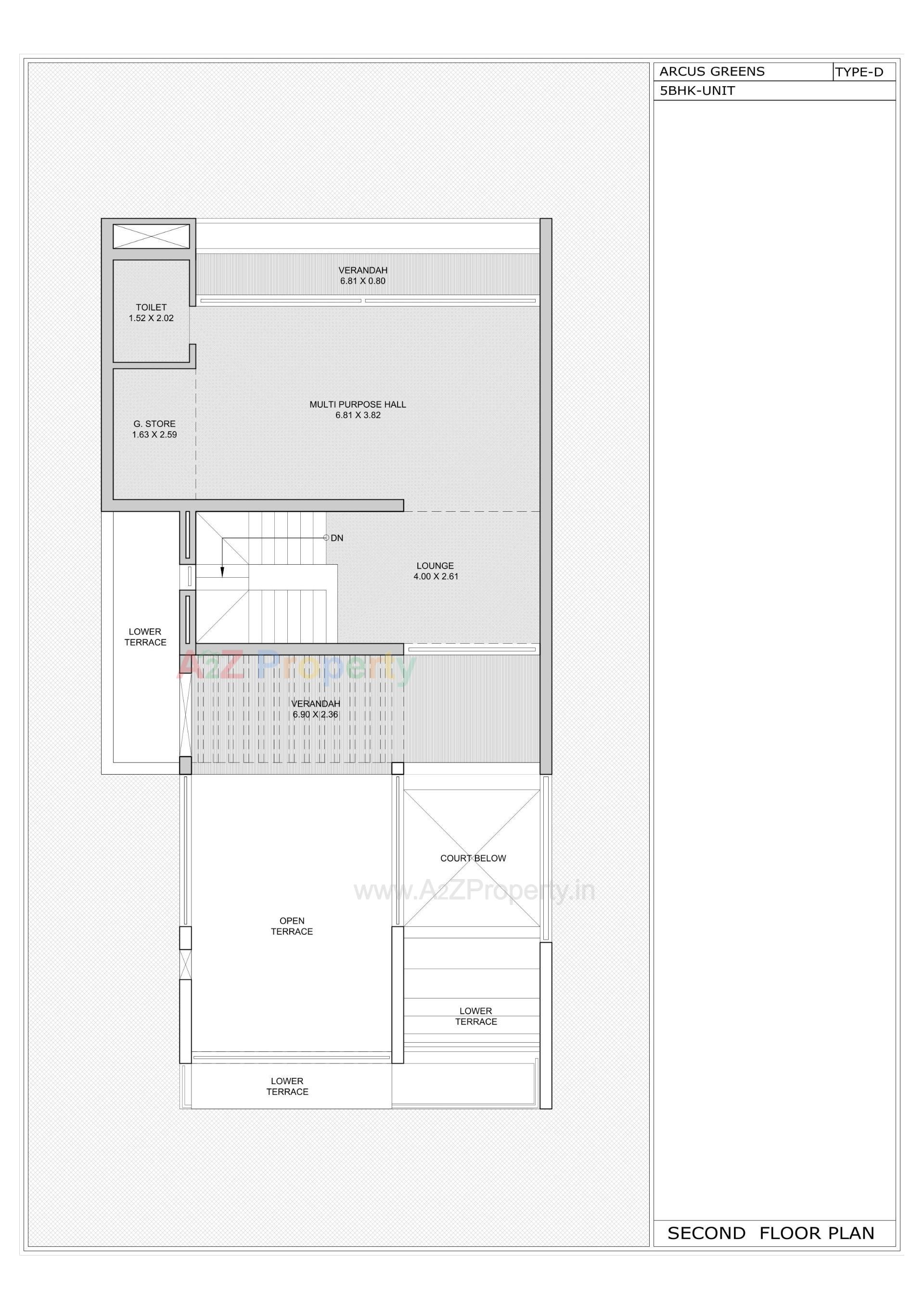 Layout of real estate project Arcus Greens located at Sanathal - Telav, Ahmedabad, Gujarat