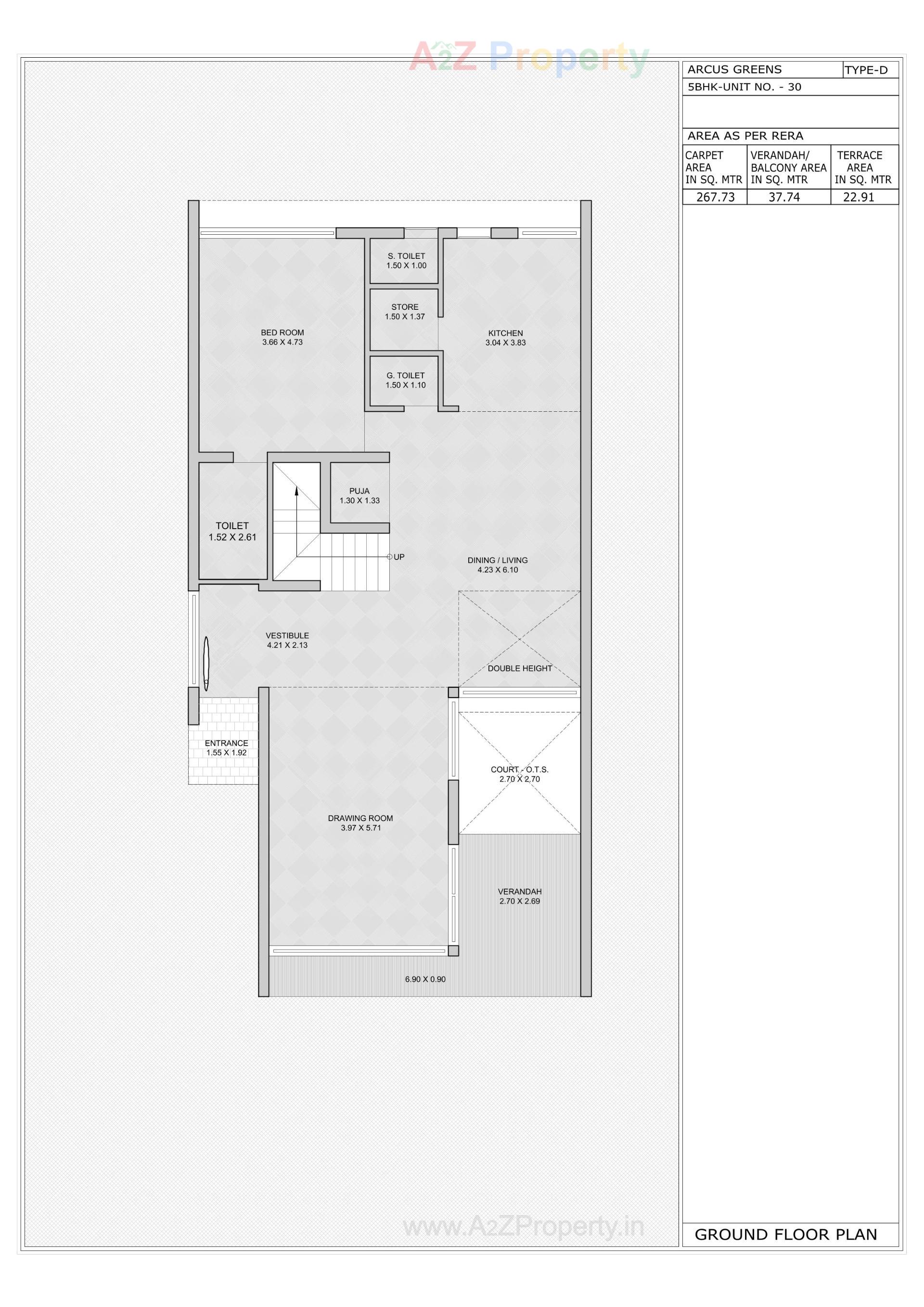 Layout of real estate project Arcus Greens located at Sanathal - Telav, Ahmedabad, Gujarat