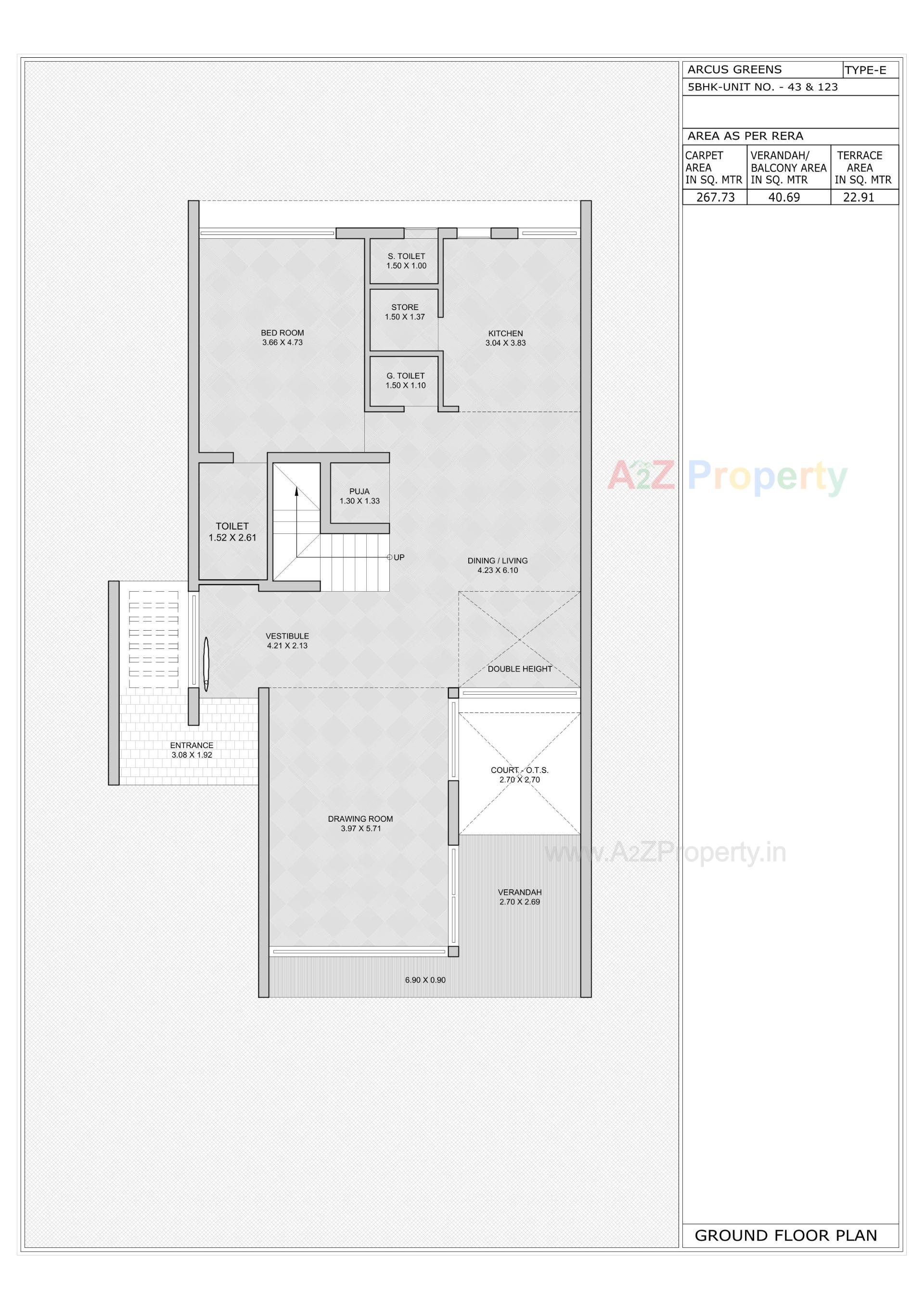 Layout of real estate project Arcus Greens located at Sanathal - Telav, Ahmedabad, Gujarat