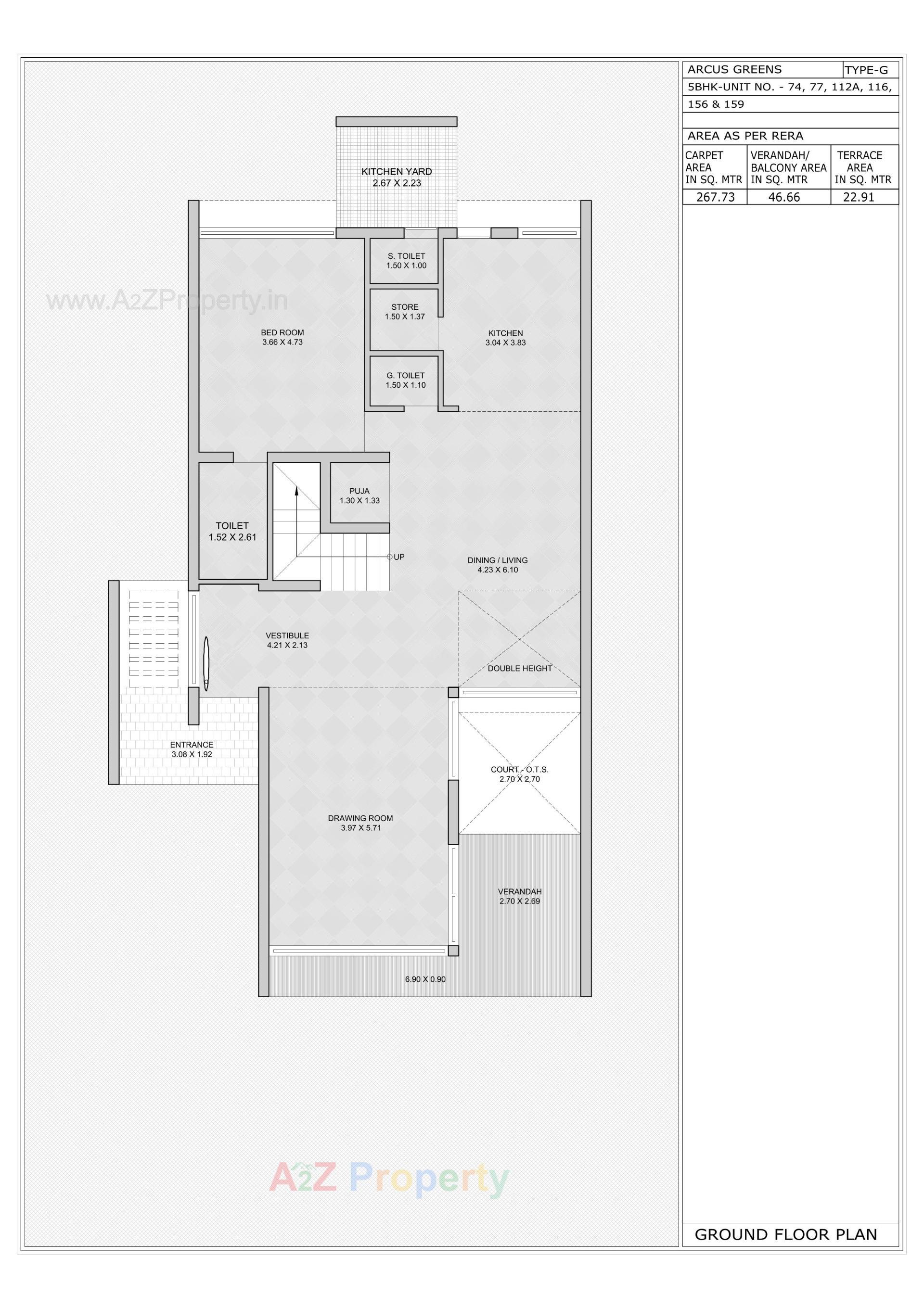 Layout of real estate project Arcus Greens located at Sanathal - Telav, Ahmedabad, Gujarat