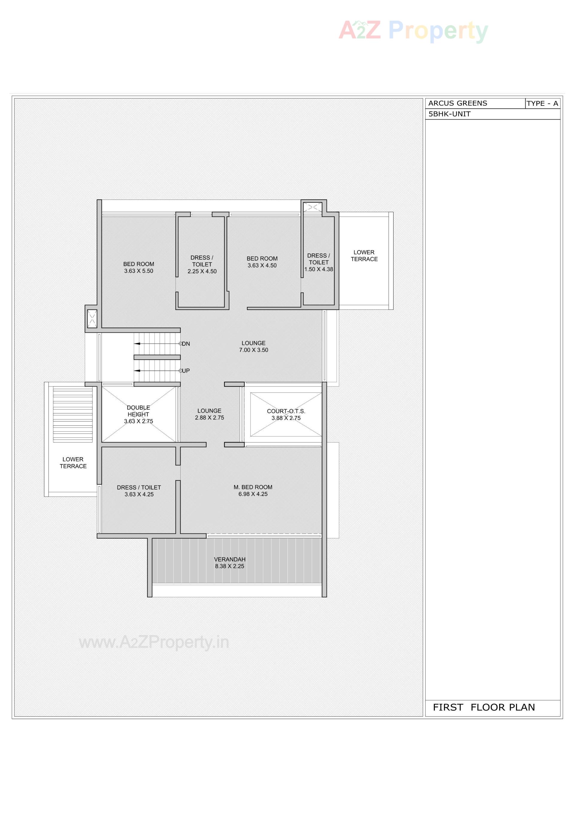 Layout of real estate project Arcus Greens located at Sanathal - Telav, Ahmedabad, Gujarat