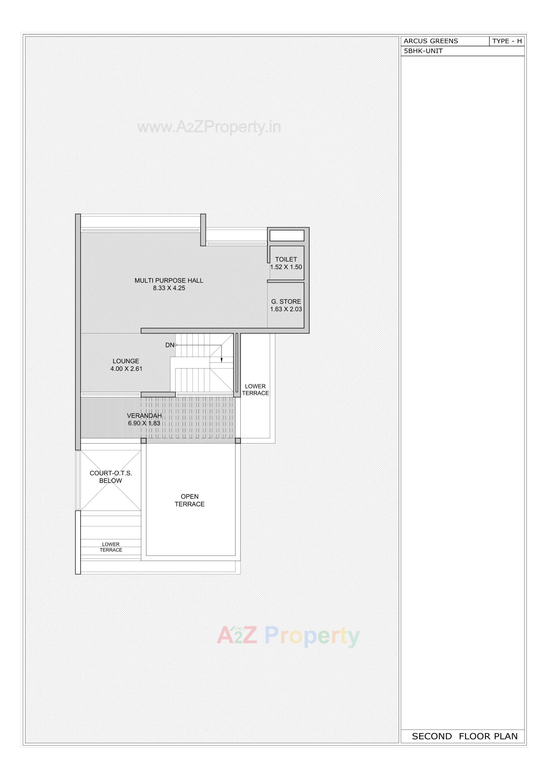 Layout of real estate project Arcus Greens located at Sanathal - Telav, Ahmedabad, Gujarat