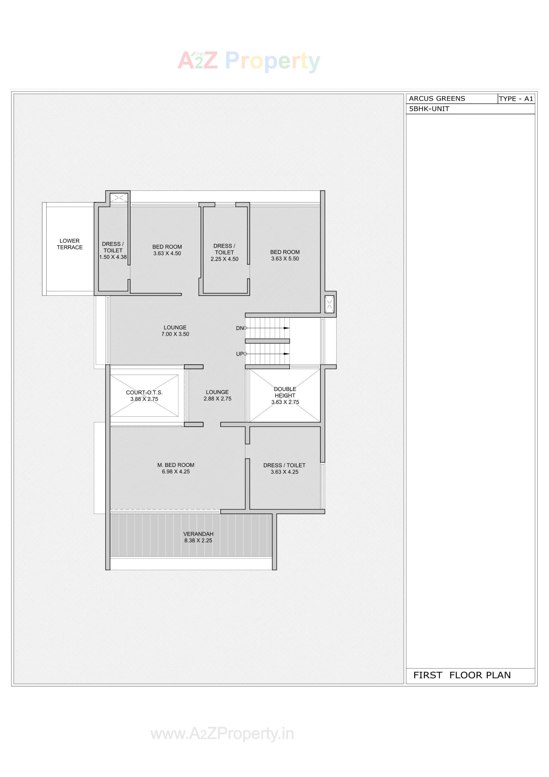 Layout of real estate project Arcus Greens located at Sanathal - Telav, Ahmedabad, Gujarat