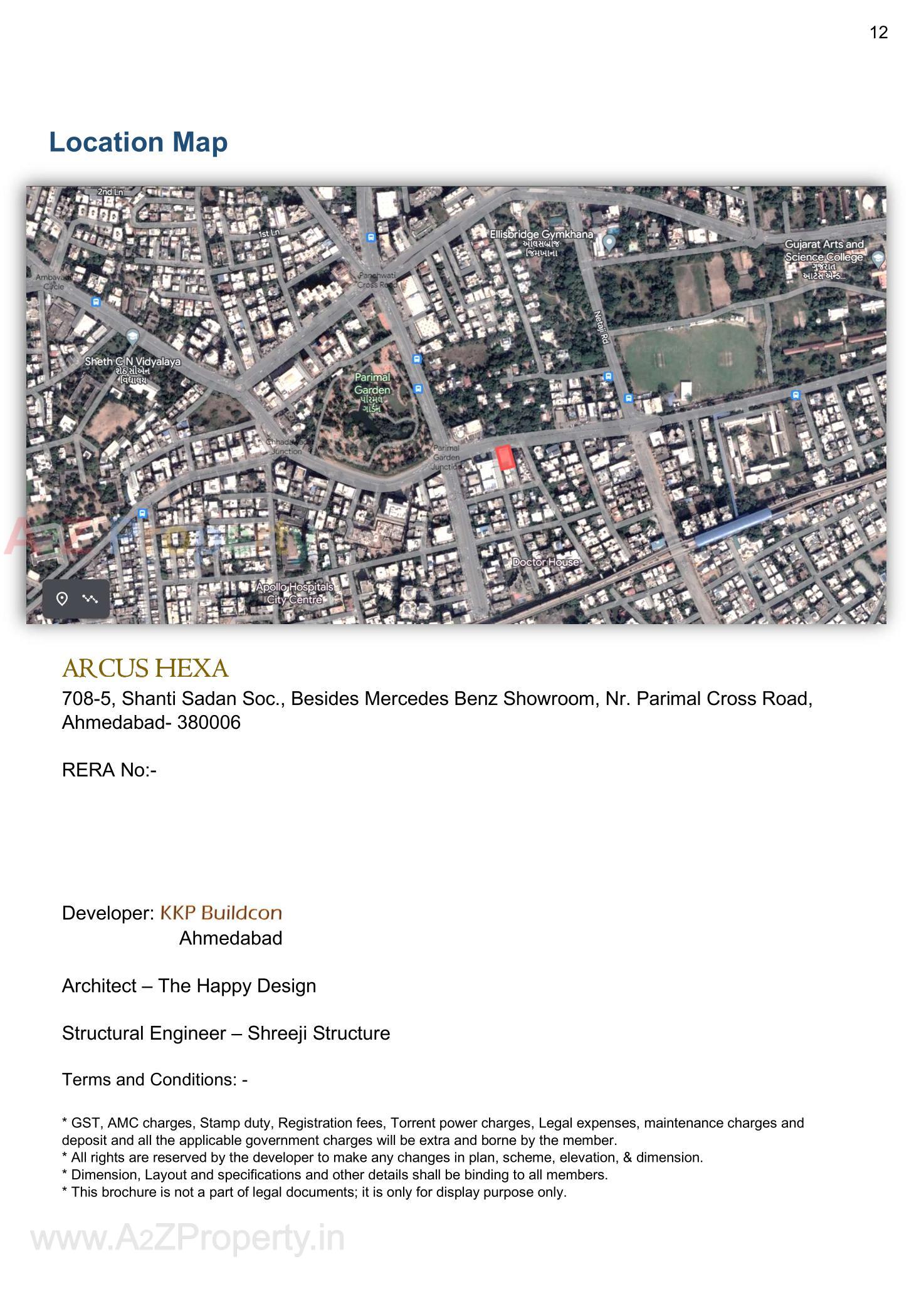  of real estate project Arcus Hexa located at Chhadavad, Ahmedabad, Gujarat