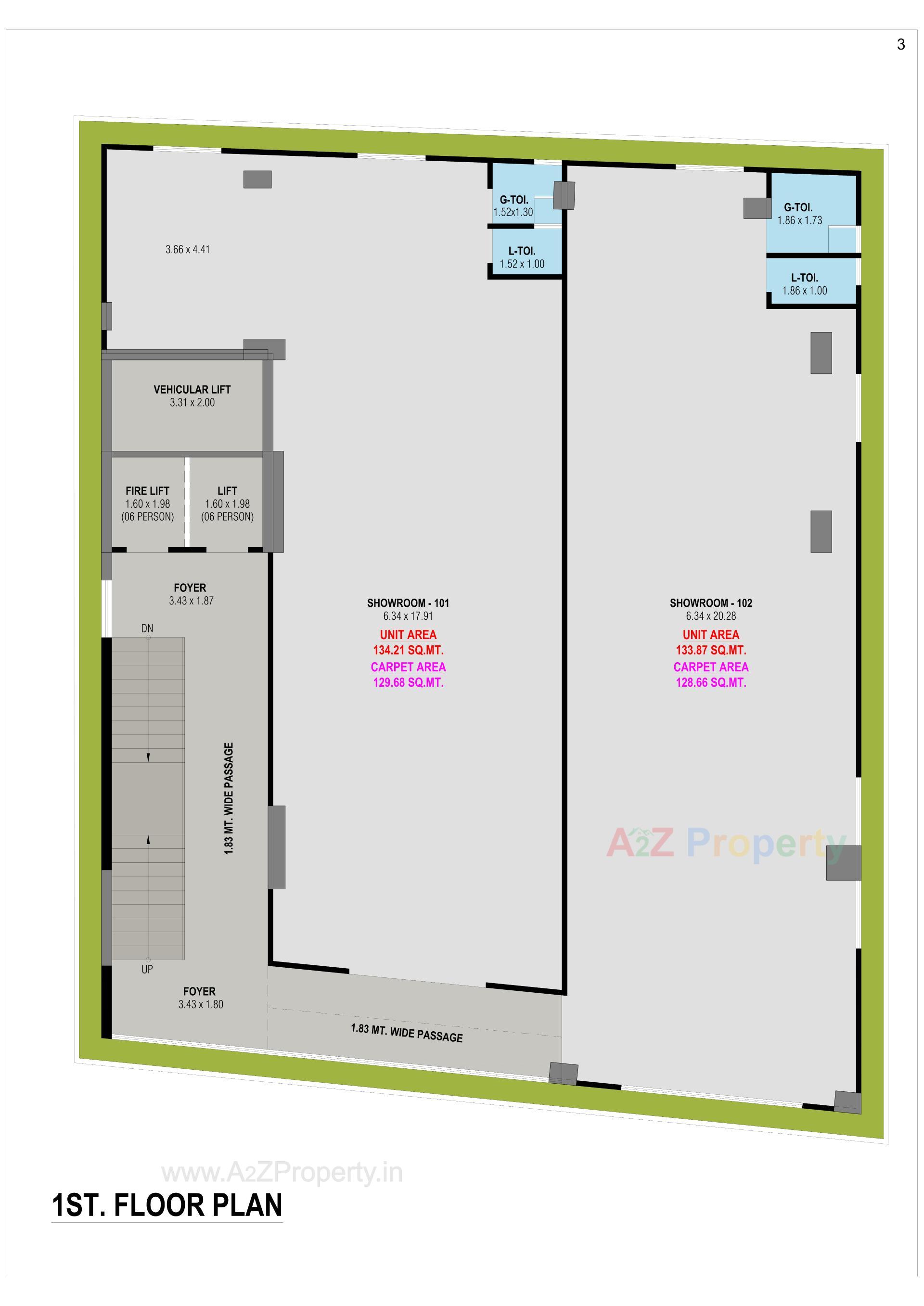 Layout of real estate project Arcus Hexa located at Chhadavad, Ahmedabad, Gujarat