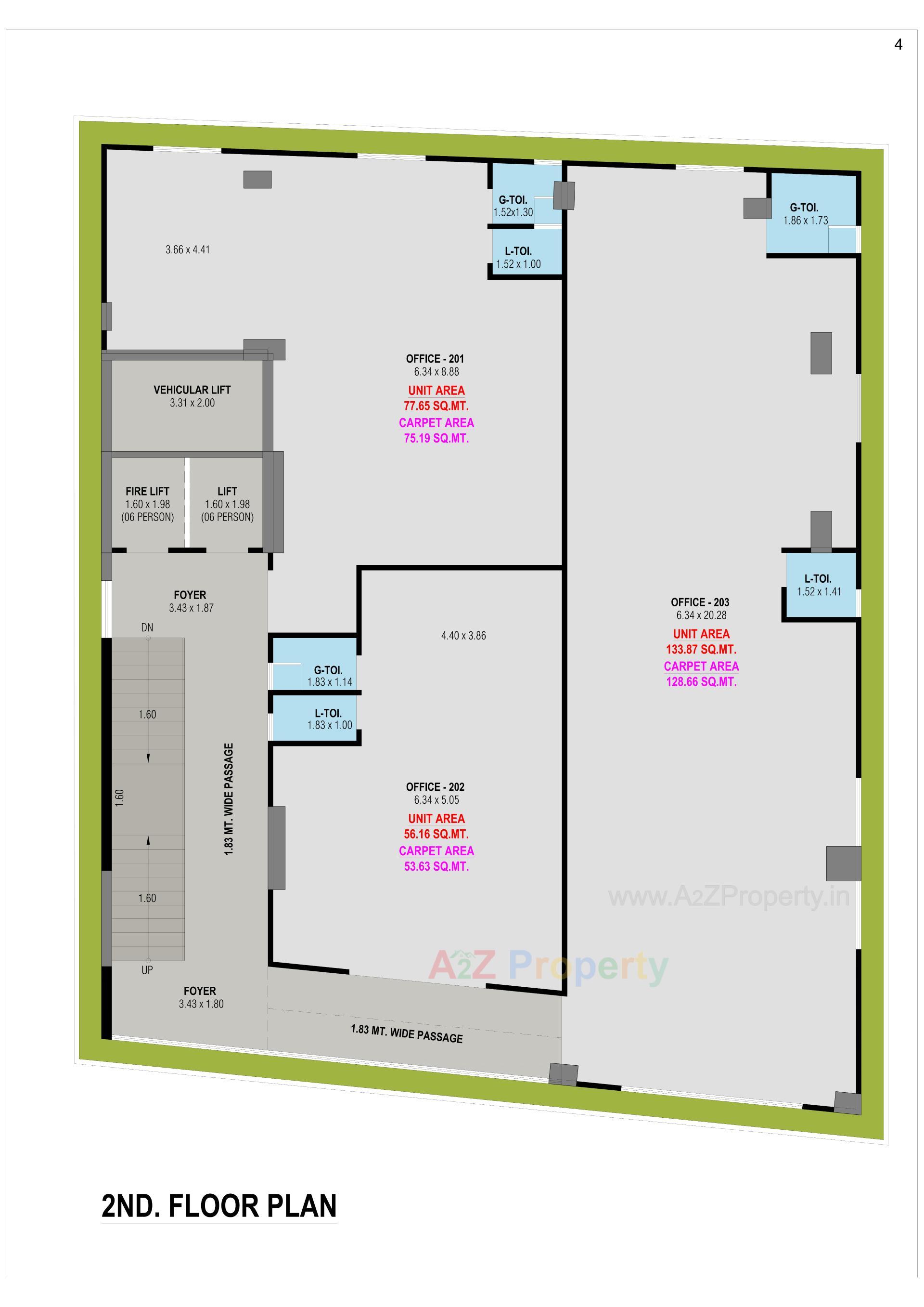 Layout of real estate project Arcus Hexa located at Chhadavad, Ahmedabad, Gujarat