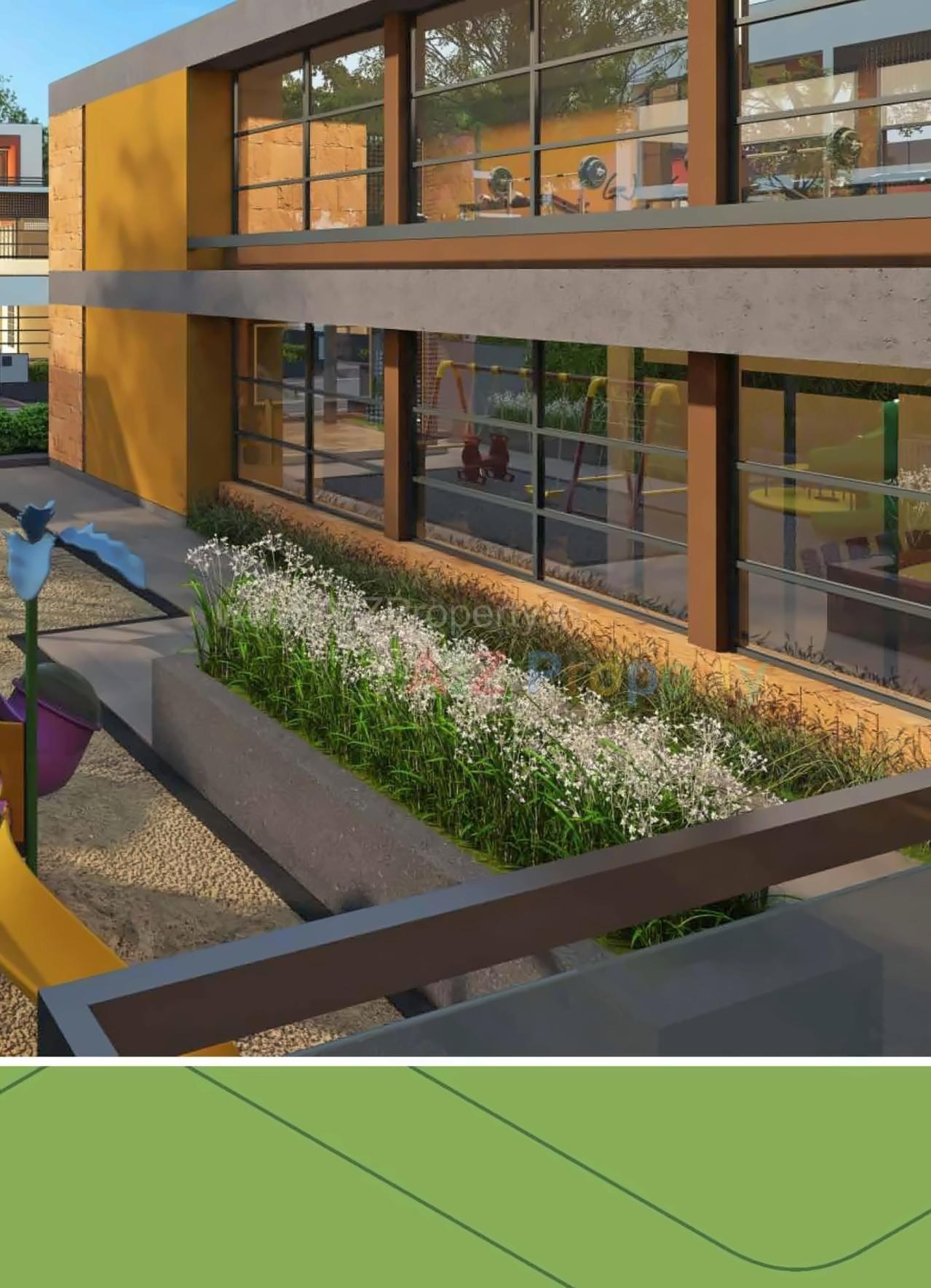 3D Elevation of real estate project Arcus Villa located at Sanand, Ahmedabad, Gujarat