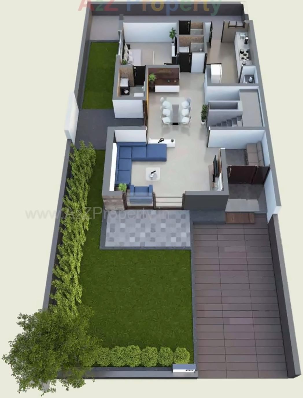 Layout of real estate project Arcus Villa located at Sanand, Ahmedabad, Gujarat