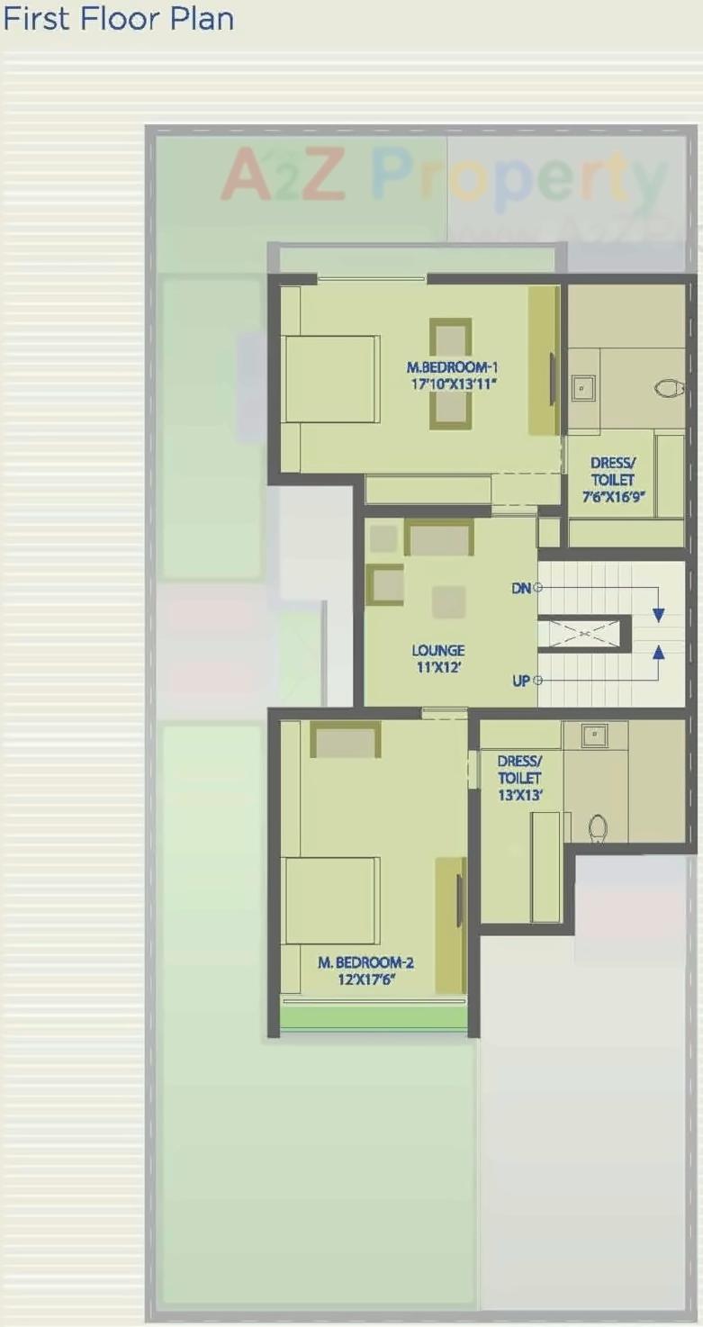 Layout of real estate project Arcus Villa located at Sanand, Ahmedabad, Gujarat