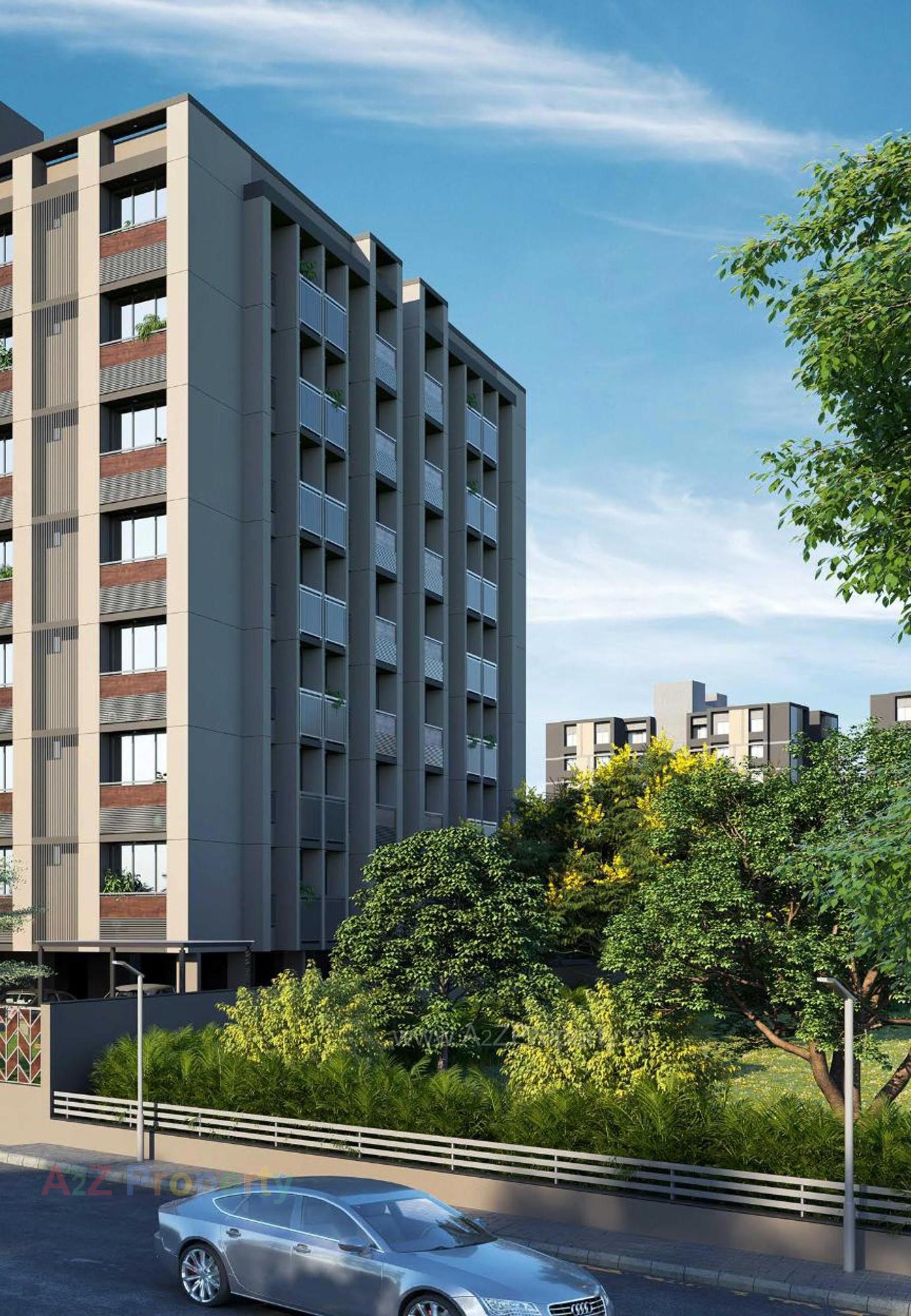 3D Elevation of real estate project Arham Florance located at Ahmedabad, Ahmedabad, Gujarat