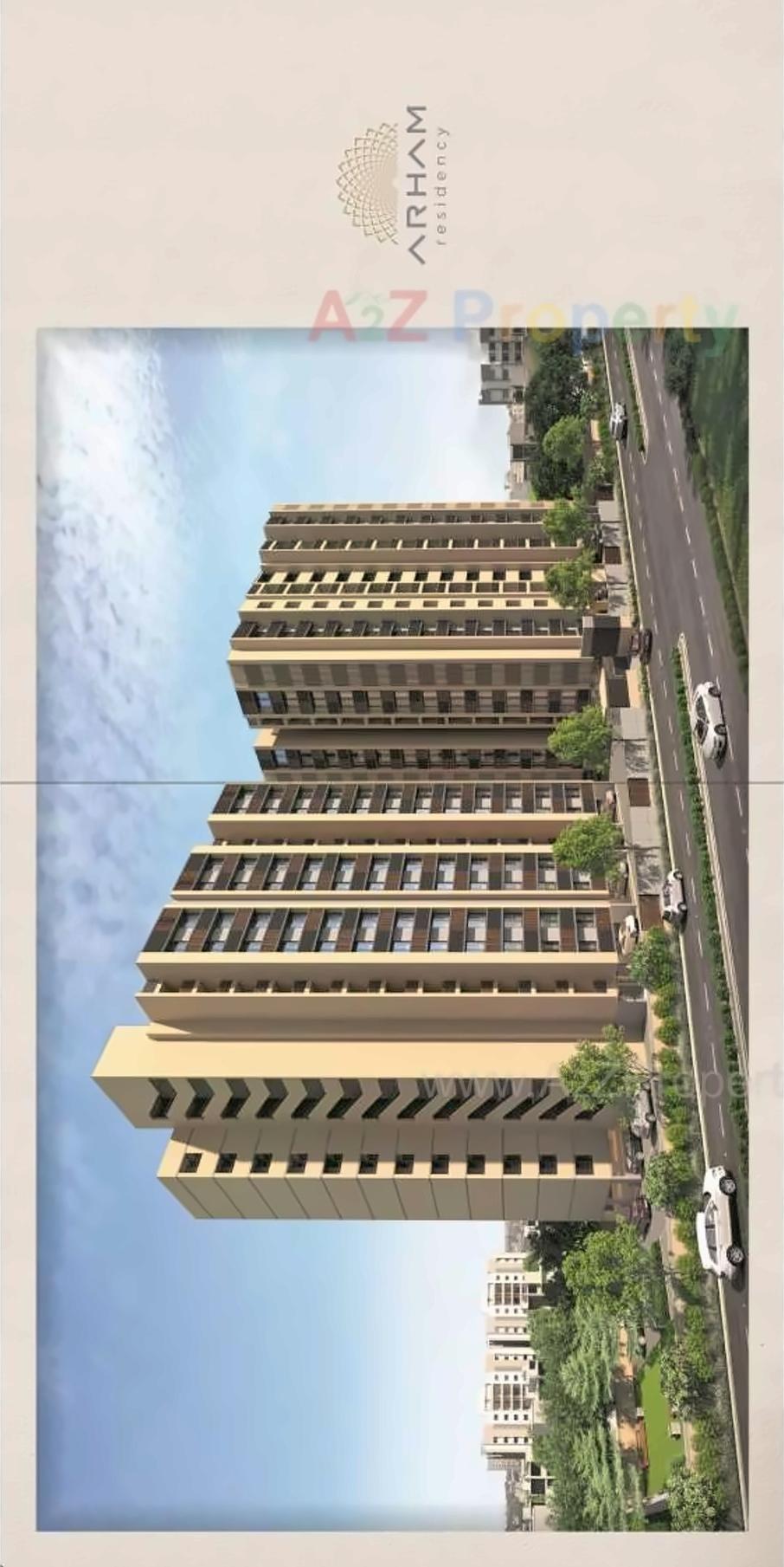 3D Elevation of real estate project Arham Residency located at Asarwa, Ahmedabad, Gujarat