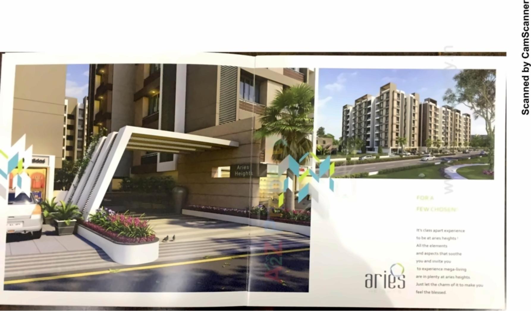3D Elevation of real estate project Aries Heights located at Nikol, Ahmedabad, Gujarat