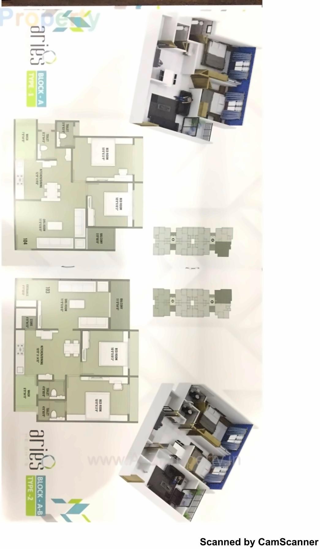 Layout of real estate project Aries Heights located at Nikol, Ahmedabad, Gujarat