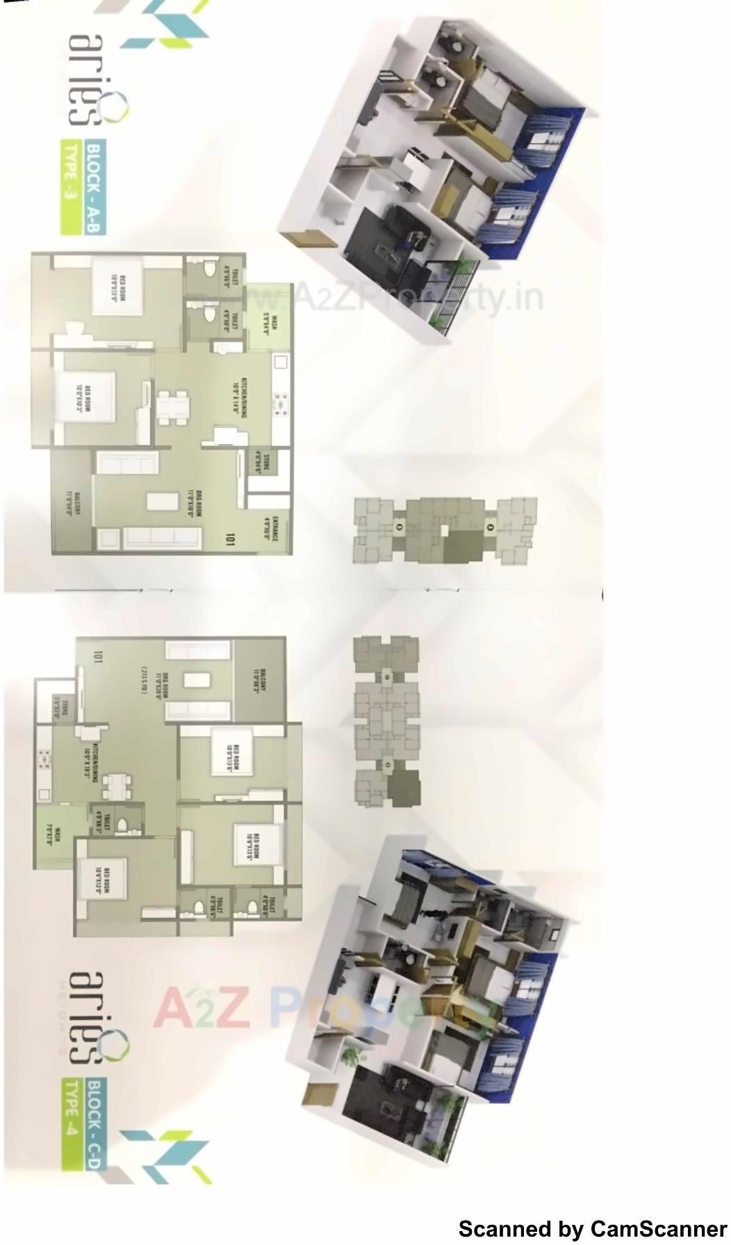Layout of real estate project Aries Heights located at Nikol, Ahmedabad, Gujarat