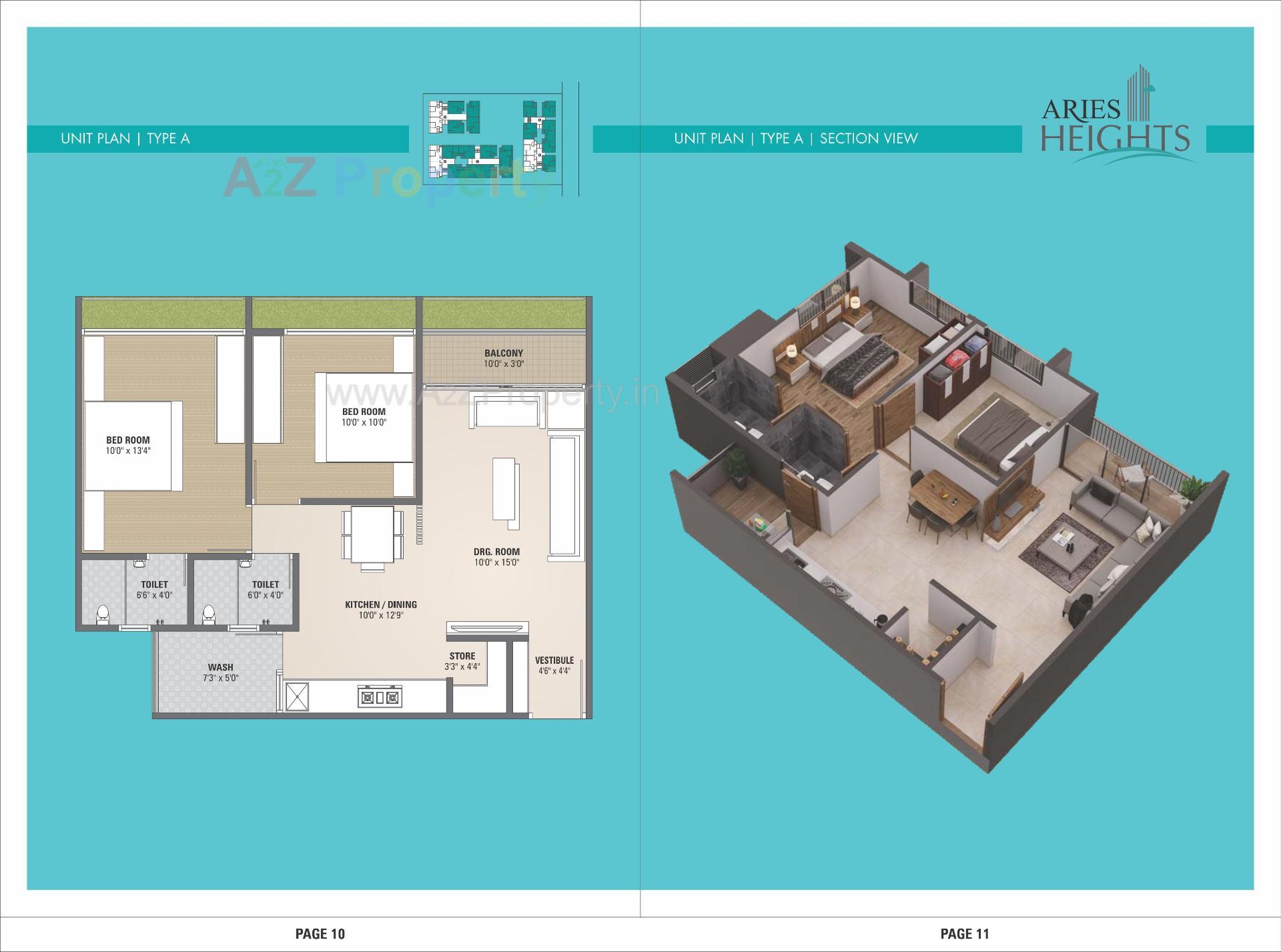 Layout of real estate project Aries Heights located at Vastral, Ahmedabad, Gujarat