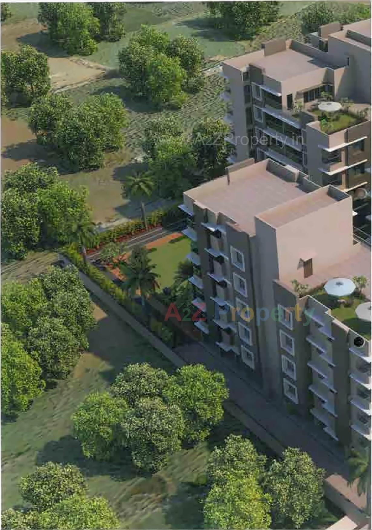 3D Elevation of real estate project Arise Ample located at Gota, Ahmedabad, Gujarat