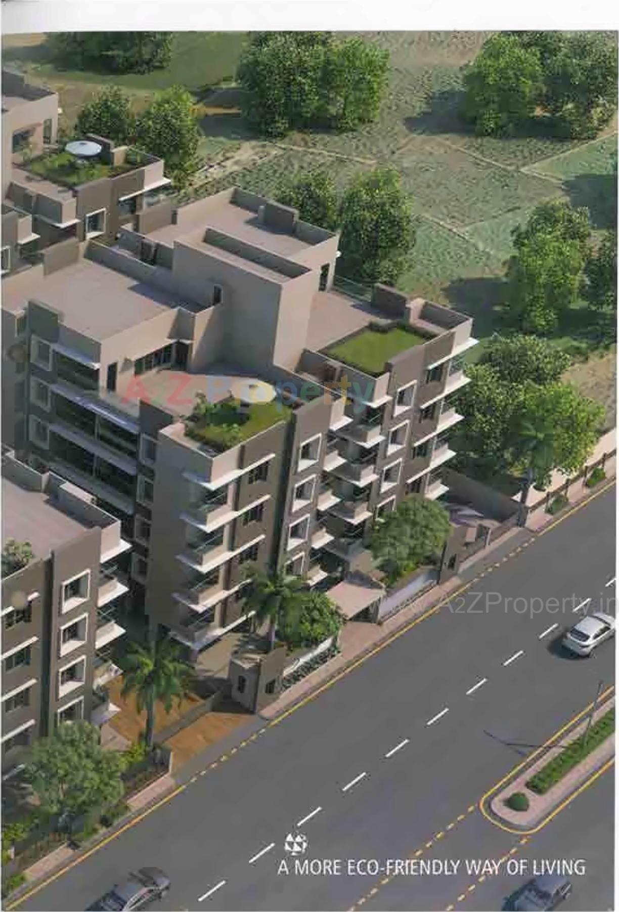 3D Elevation of real estate project Arise Ample located at Gota, Ahmedabad, Gujarat