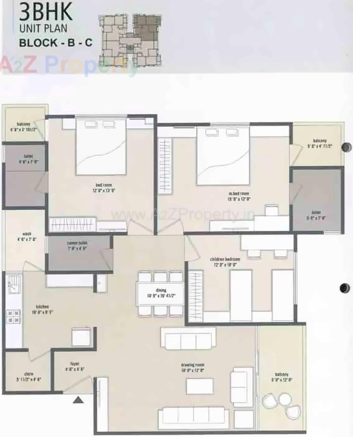 Layout of real estate project Arise Ample located at Gota, Ahmedabad, Gujarat