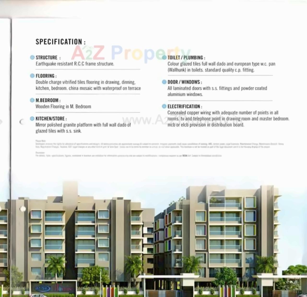  of real estate project Arise Florus located at Jagatpur, Ahmedabad, Gujarat